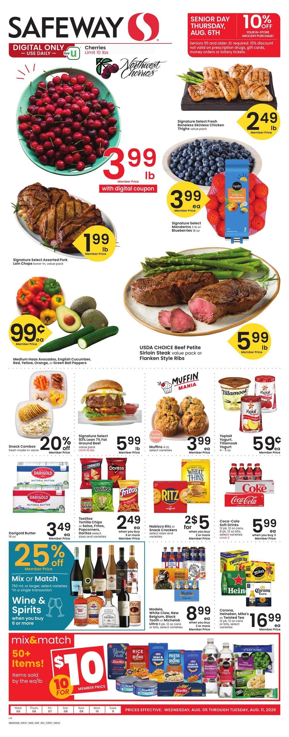 Safeway (Riverton Area, WY) Weekly Ad August 5 - 11, 2026