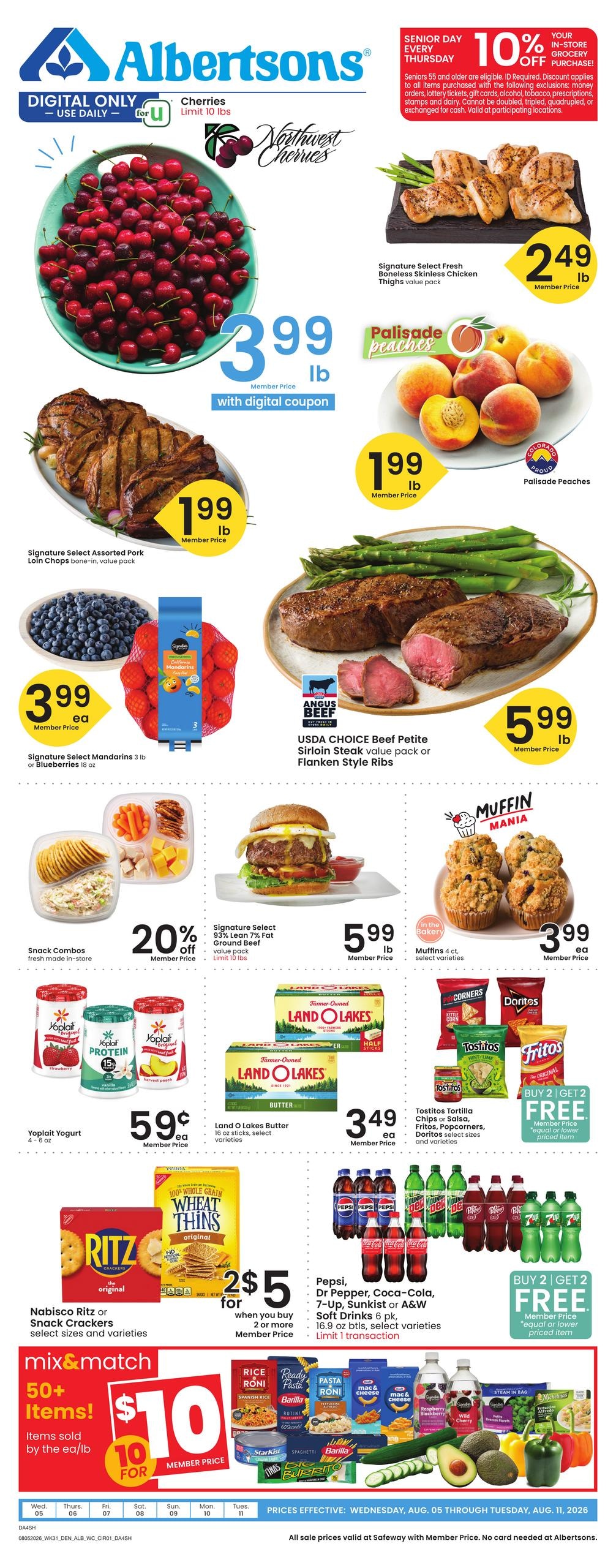 Albertsons (Sheridan Area, WY) Weekly Ad August 5 - 11, 2026
