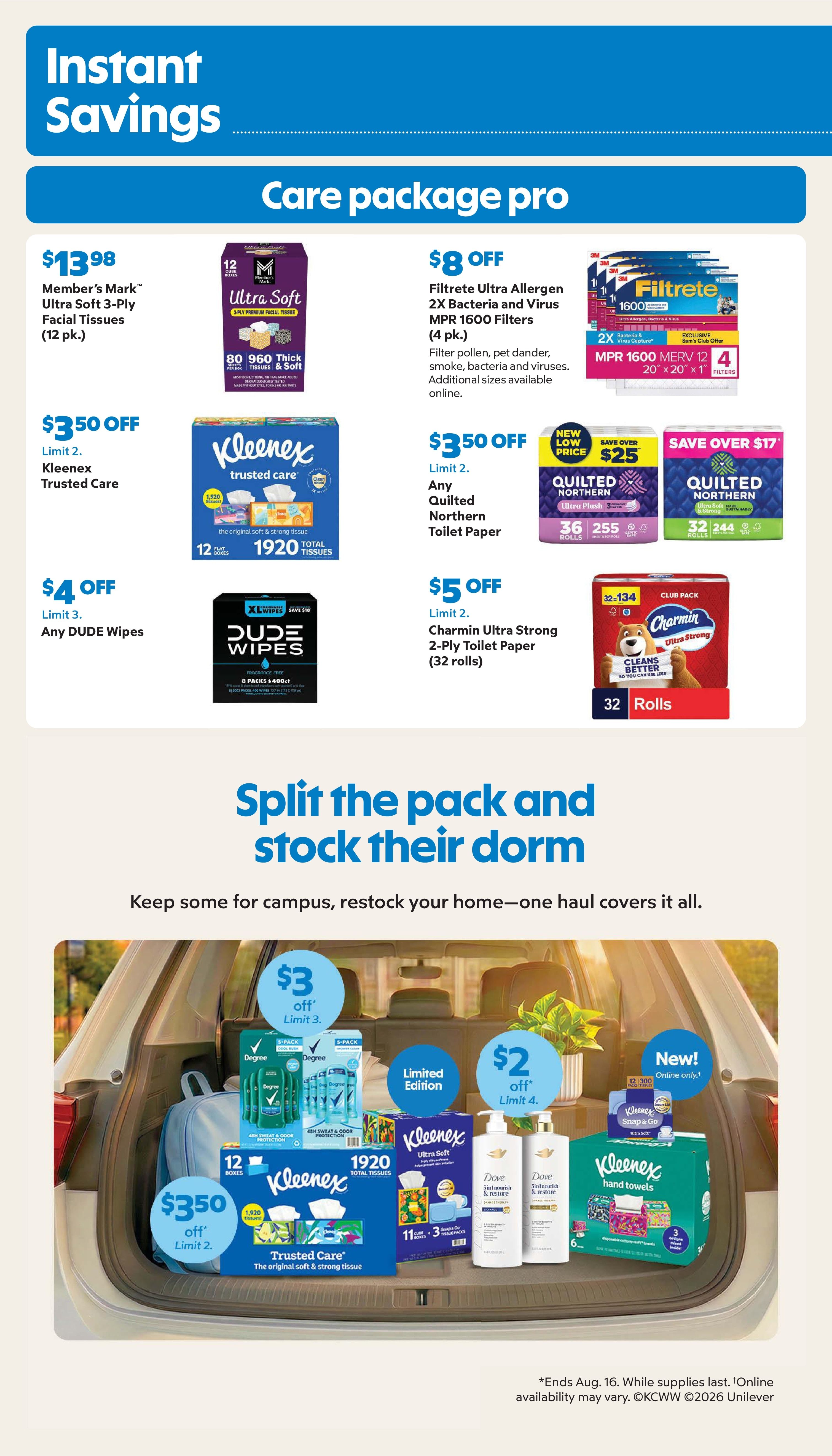 Sam's Club Instant Savings Book Weekly Ad July 16 - August 16, 2026
