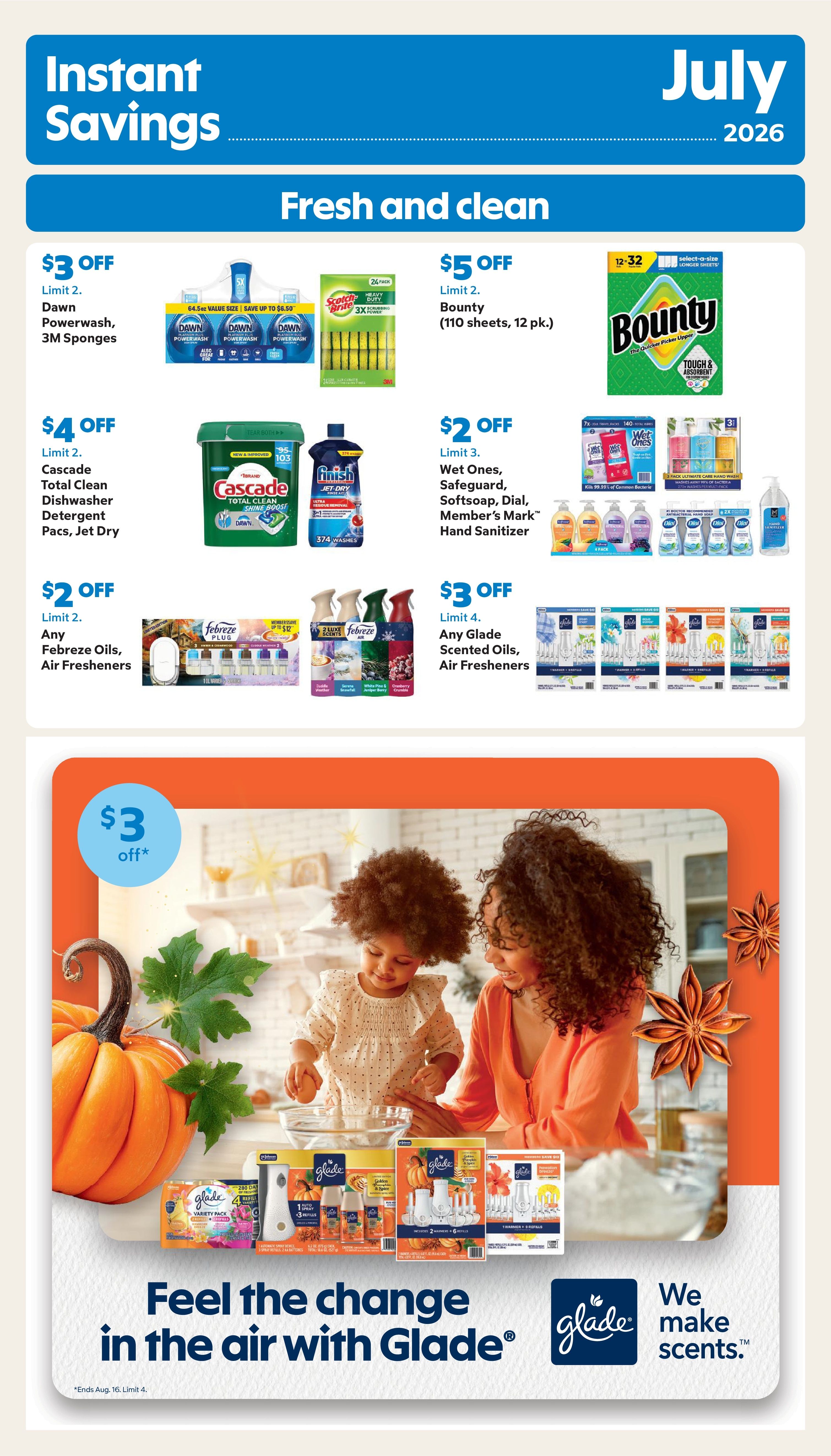 Sam's Club Instant Savings Book Weekly Ad July 16 - August 16, 2026