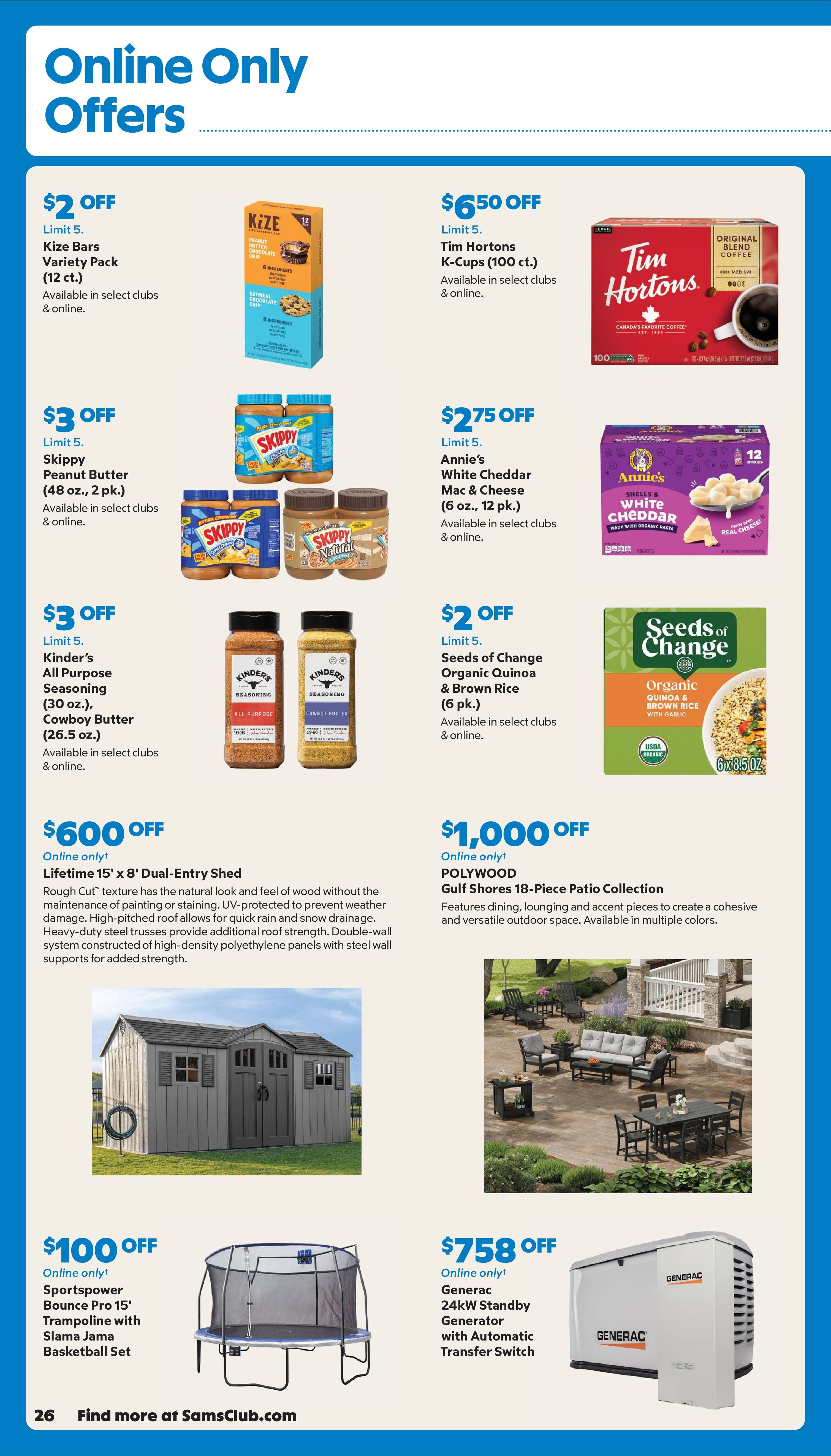 Sam's Club Instant Savings Book Weekly Ad July 16 - August 16, 2026