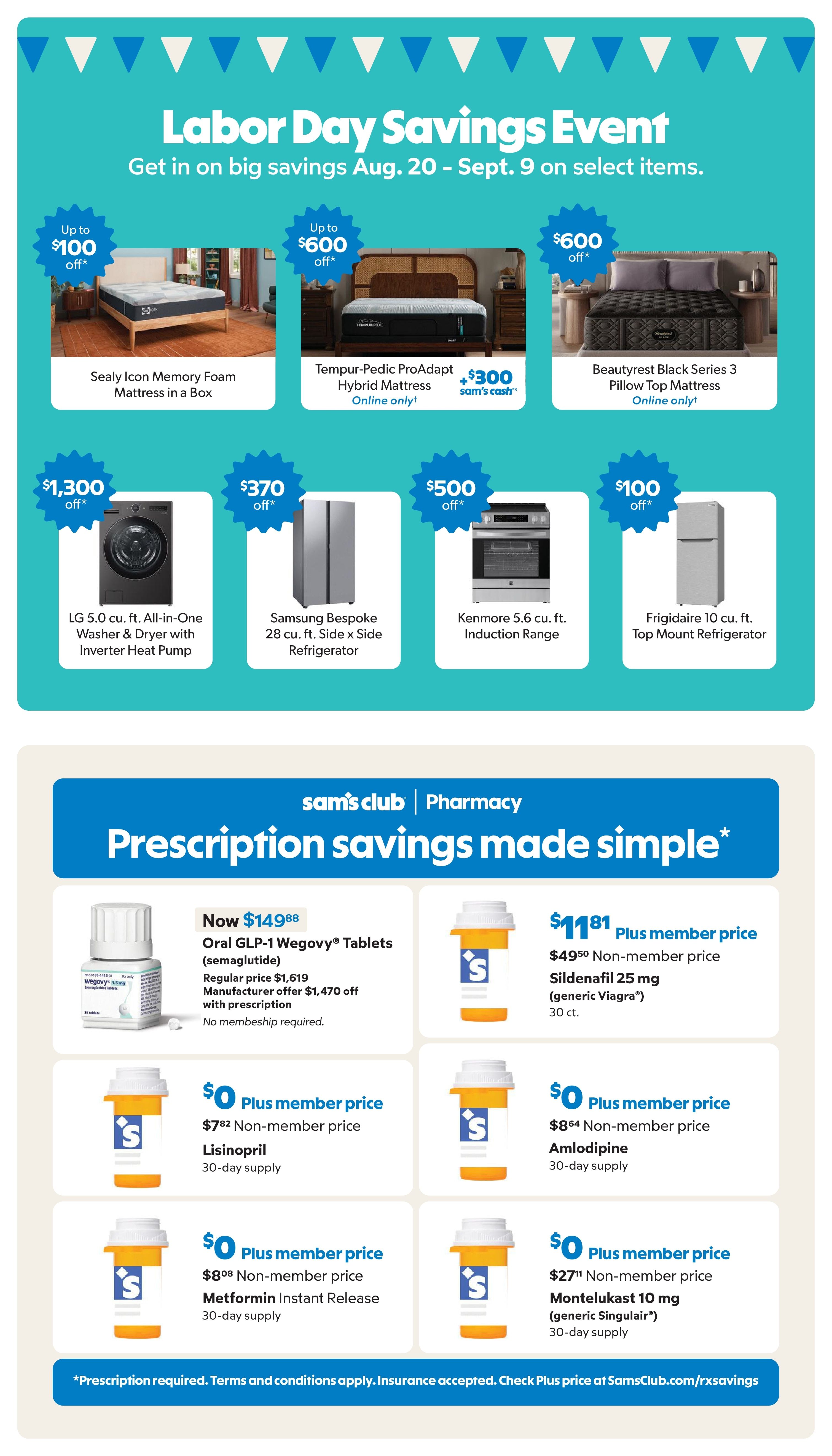 Sam's Club Instant Savings Book Weekly Ad July 16 - August 16, 2026