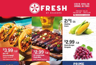 FRESH by Reasor's (Edmond–Red Rock Area, OK) Weekly Ad August 5 - 11, 2026