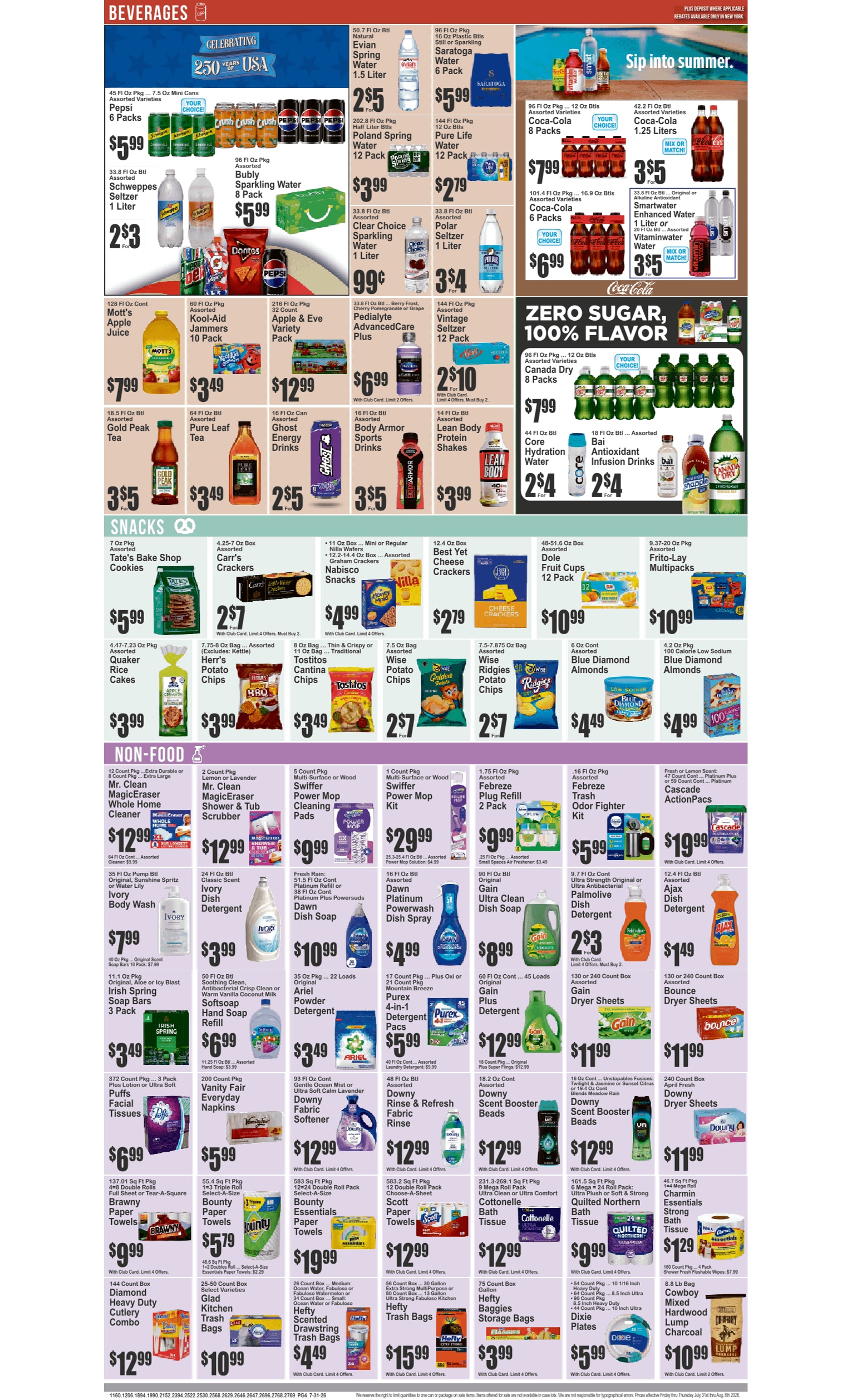 SuperFresh Supermarkets (Irvington, NJ) Weekly Ad July 31 - August 6, 2026