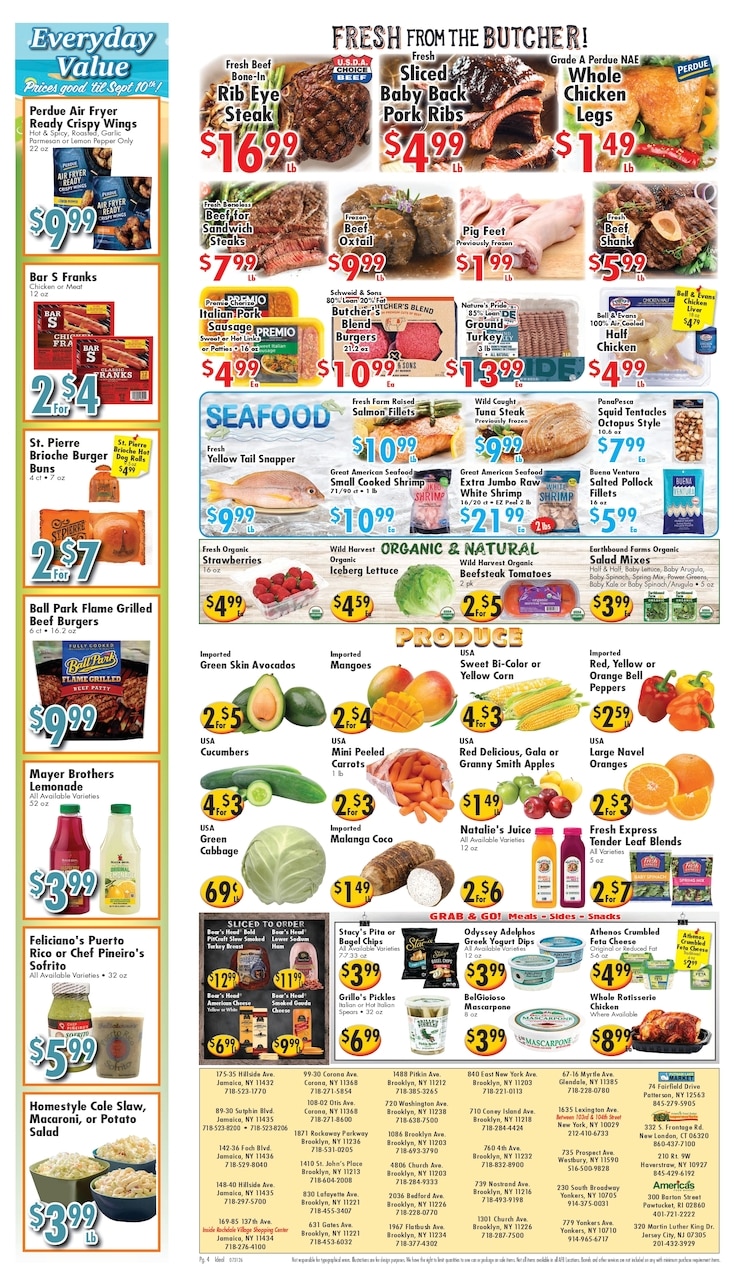 Ideal Food Basket (New Jersey, New York) Weekly Ad July 31 - August 6, 2026
