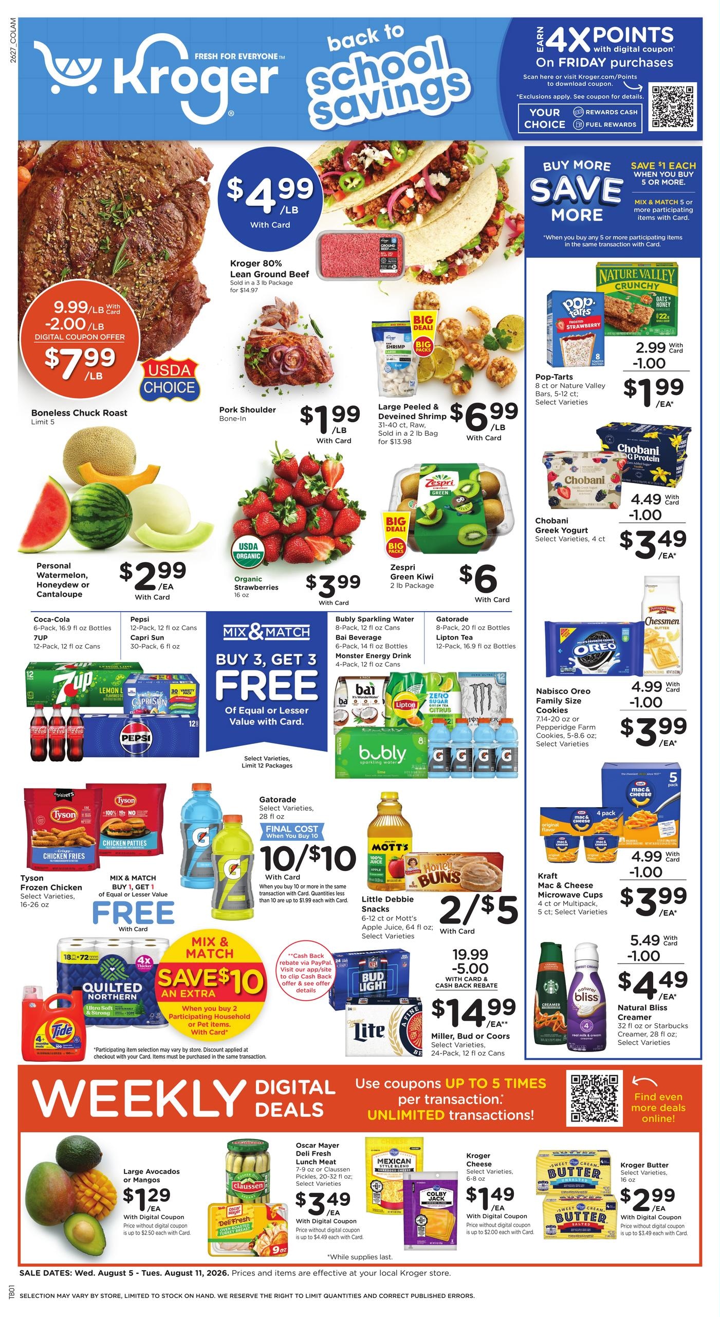 Kroger (Clinton Area, MI) Weekly Ad August 5 - 11, 2026