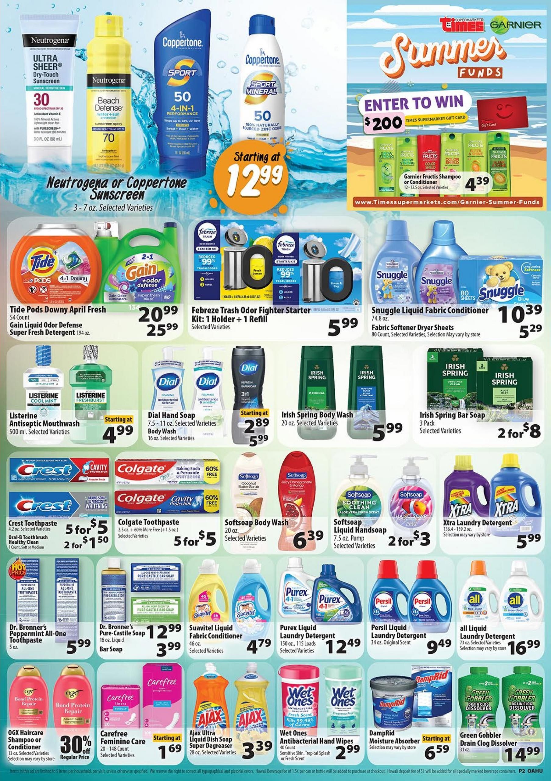 Times Supermarket (Honolulu Area, HI) Weekly Ad August 5 - 11, 2026
