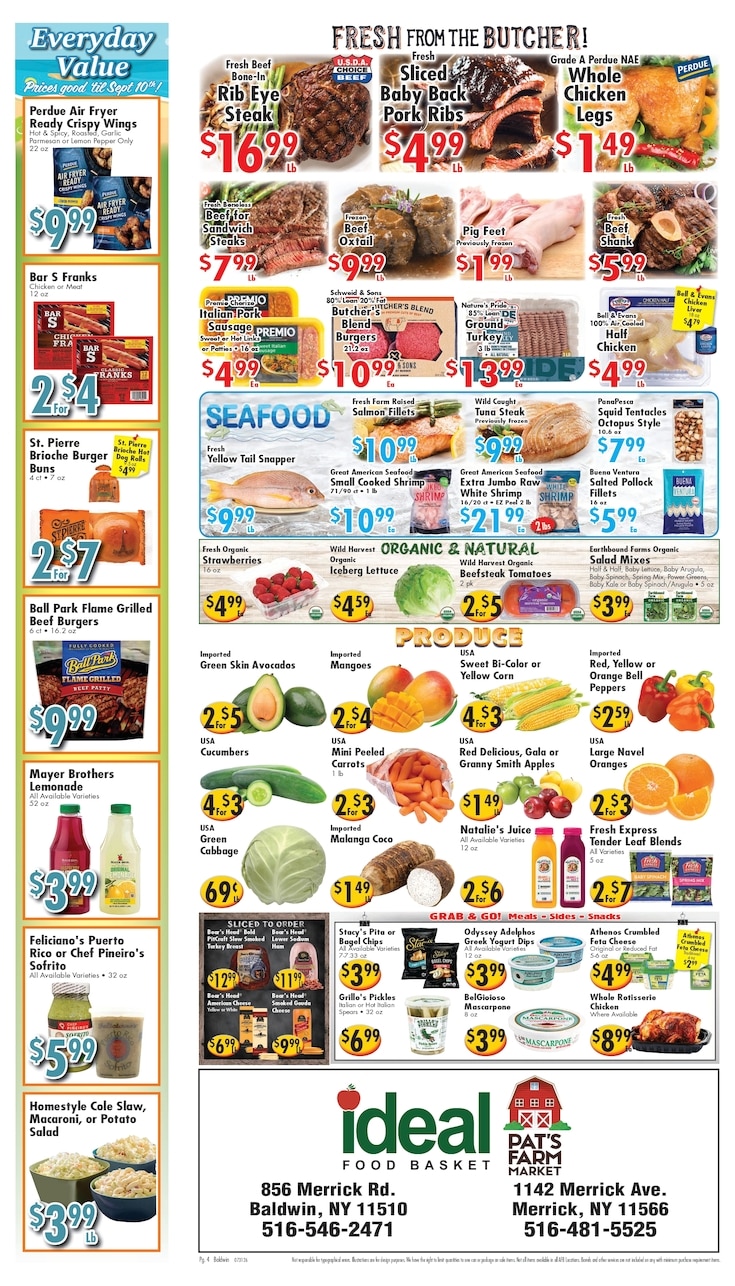 America's Food Basket (1142 Merrick Ave, Merrick, NY) Weekly Ad July 31 - August 6, 2026