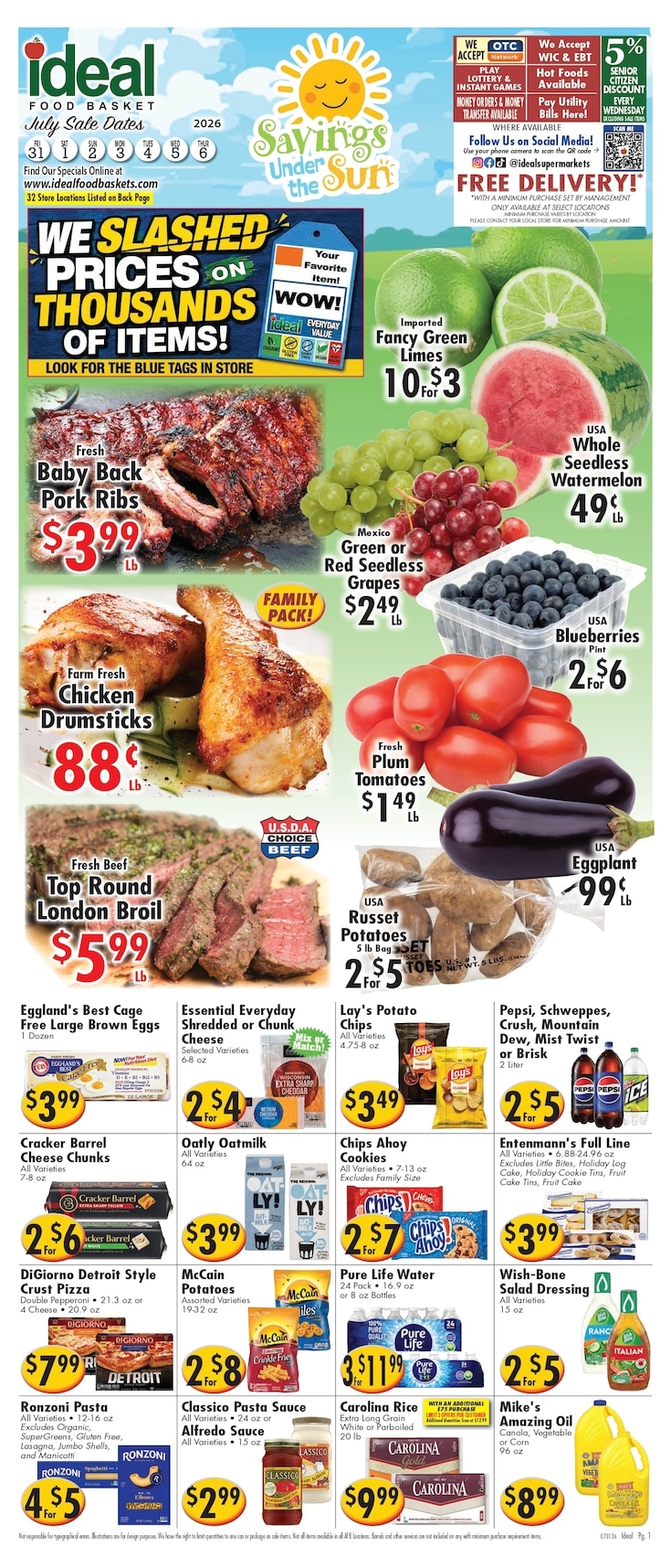 America's Food Basket (Connecticut, Rhode Island) Weekly Ad July 31 - August 6, 2026