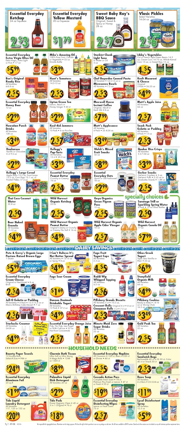 America's Food Basket (Massachusetts) Weekly Ad July 31 - August 6, 2026