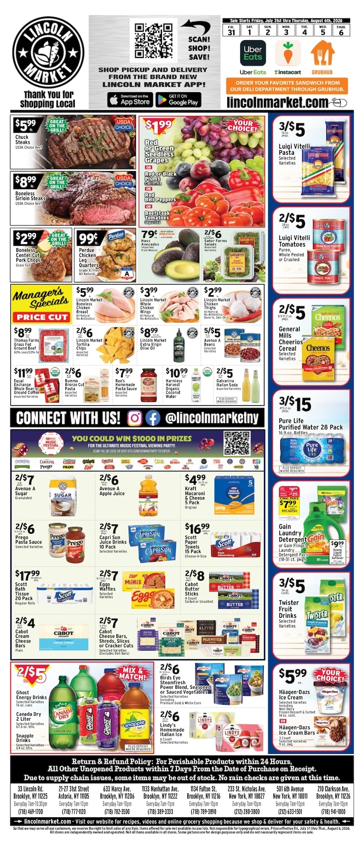 Lincoln Market Weekly Ad July 31 - August 6, 2026