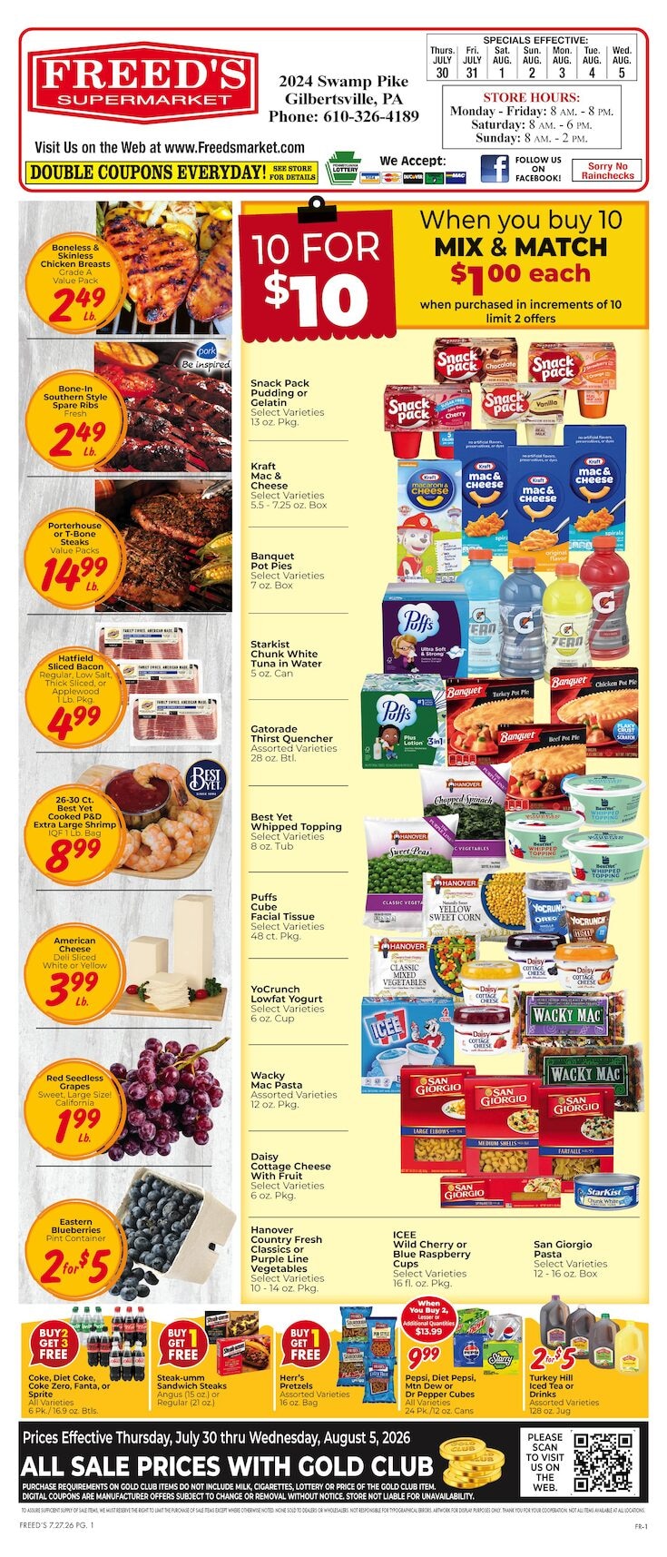 Freed's Market Weekly Ad July 30 - August 5, 2026