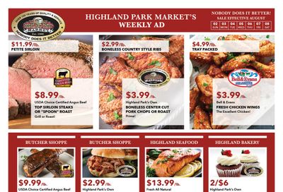 Highland Park Market Weekly Ad August 2 - 8, 2026