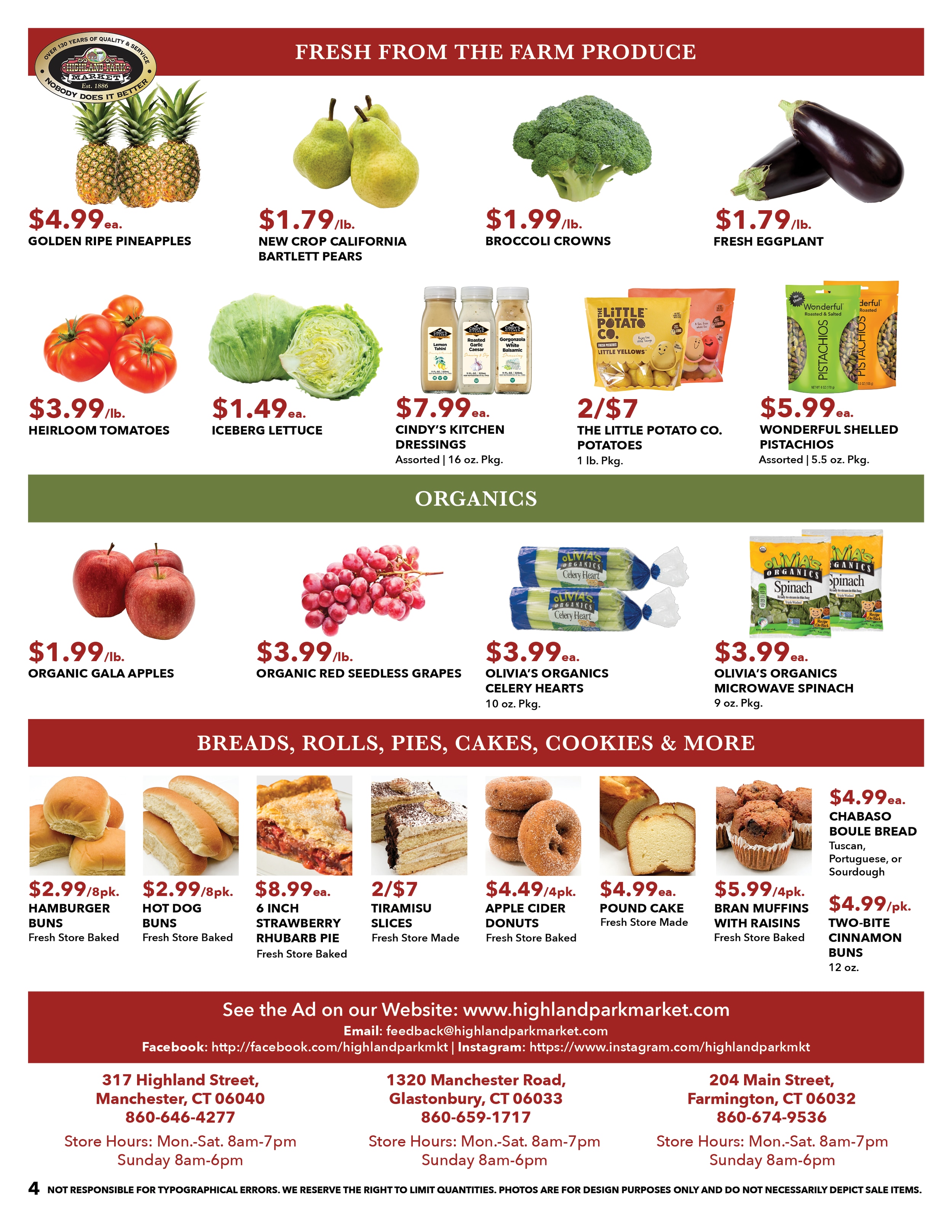 Highland Park Market Weekly Ad August 2 - 8, 2026
