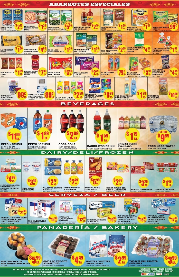 Poco Loco Supermercado (Texas) Weekly Ad July 29 - August 4, 2026