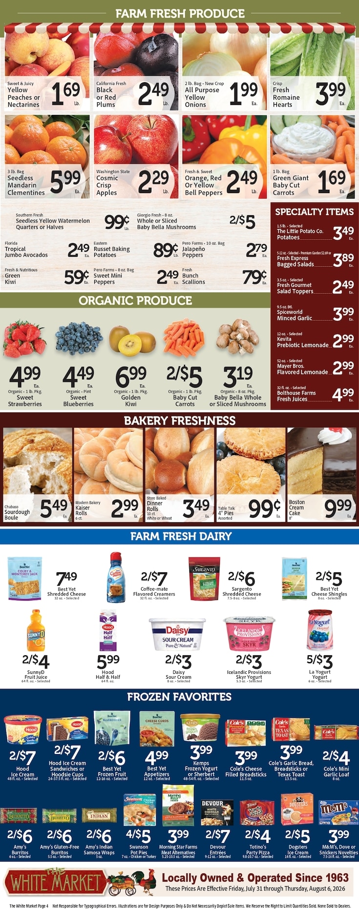 The White Market Weekly Ad July 31 - August 6, 2026