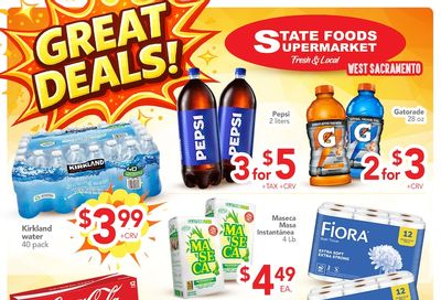 State Foods Supermarket (940 Sacramento Ave, West Sacramento, CA) Weekly Ad July 29 - August 4, 2026