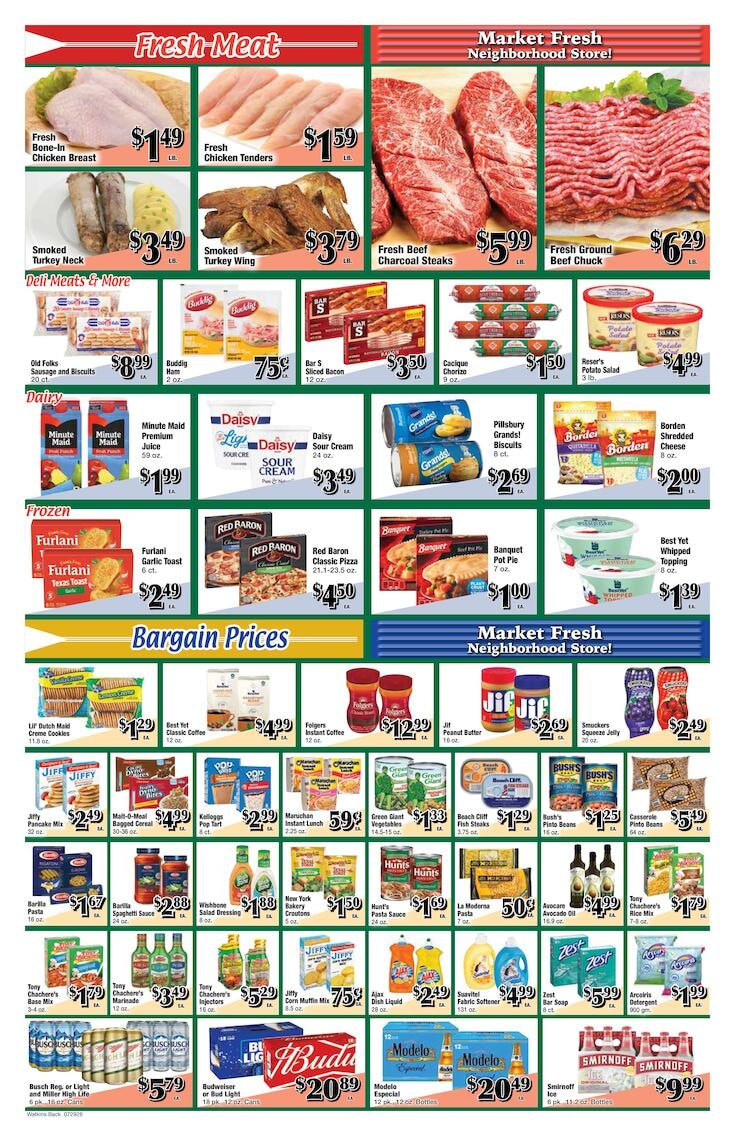 Watkins Supermarket Weekly Ad July 29 - August 4, 2026