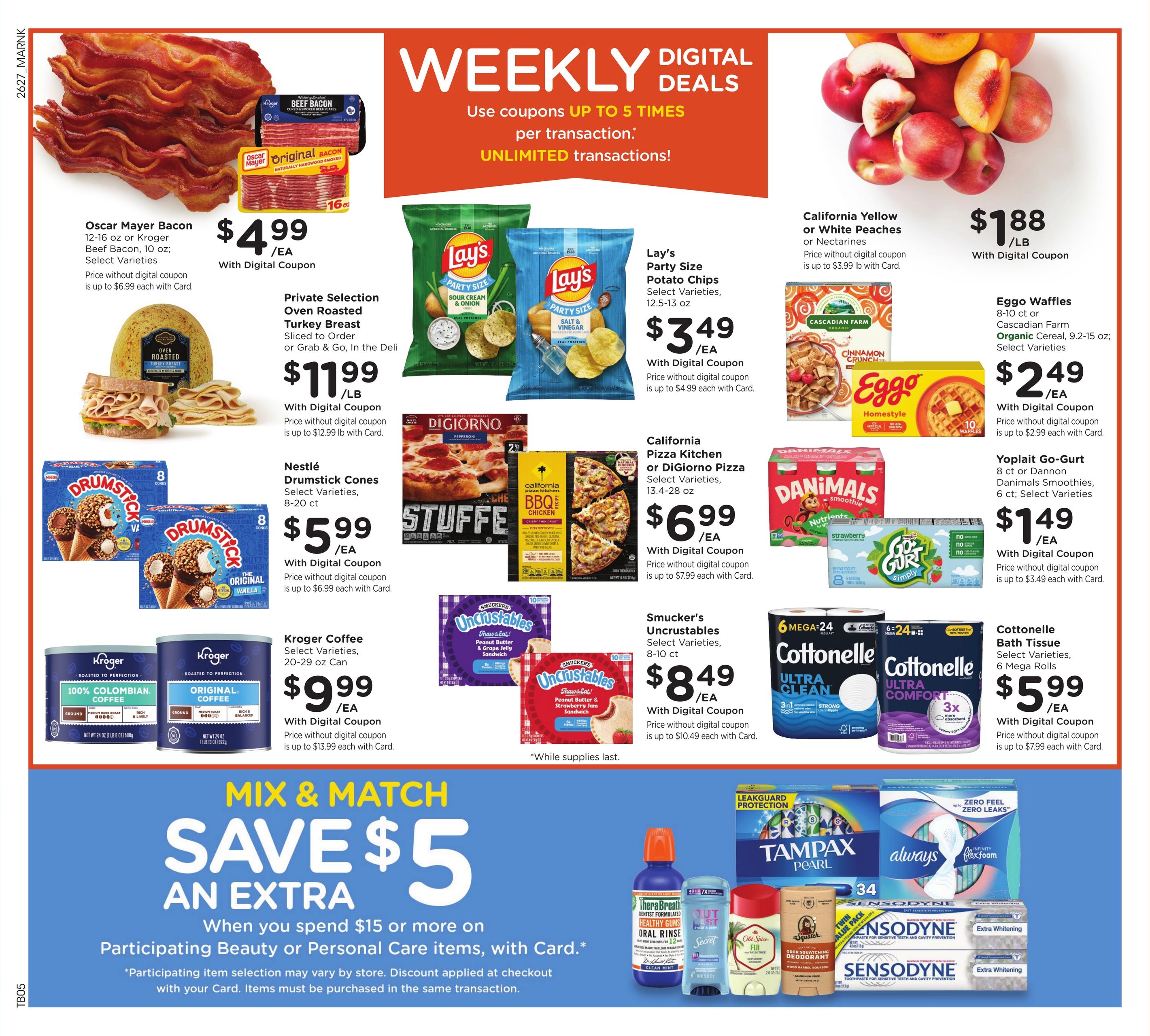 Kroger (Parkersburg Area, WV) Weekly Ad August 5 - 11, 2026