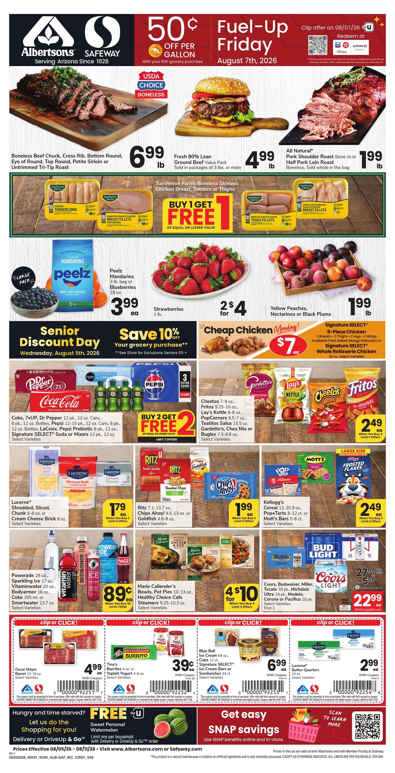 Albertsons Weekly Ad August 5 - 11, 2026