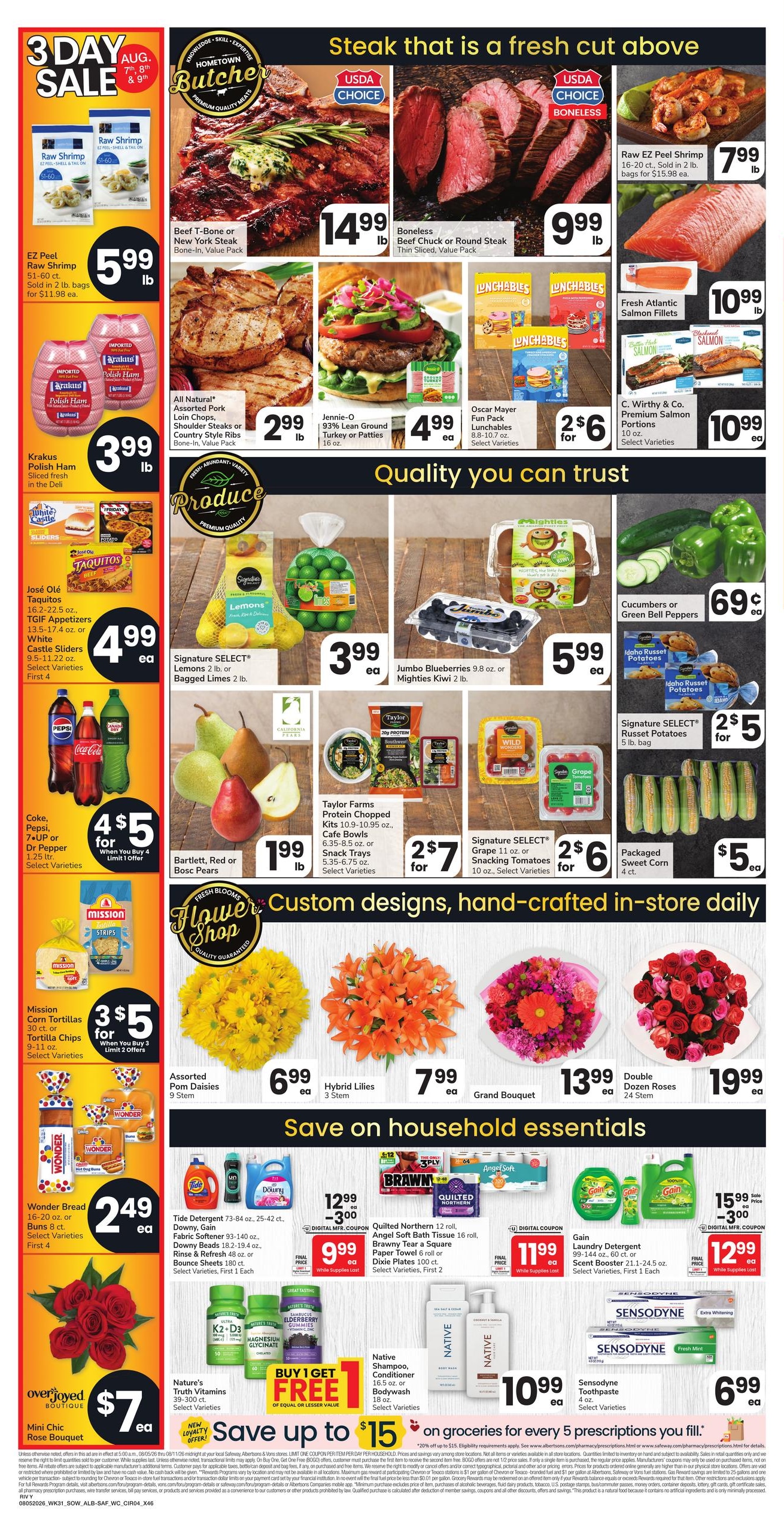 Albertsons Weekly Ad August 5 - 11, 2026