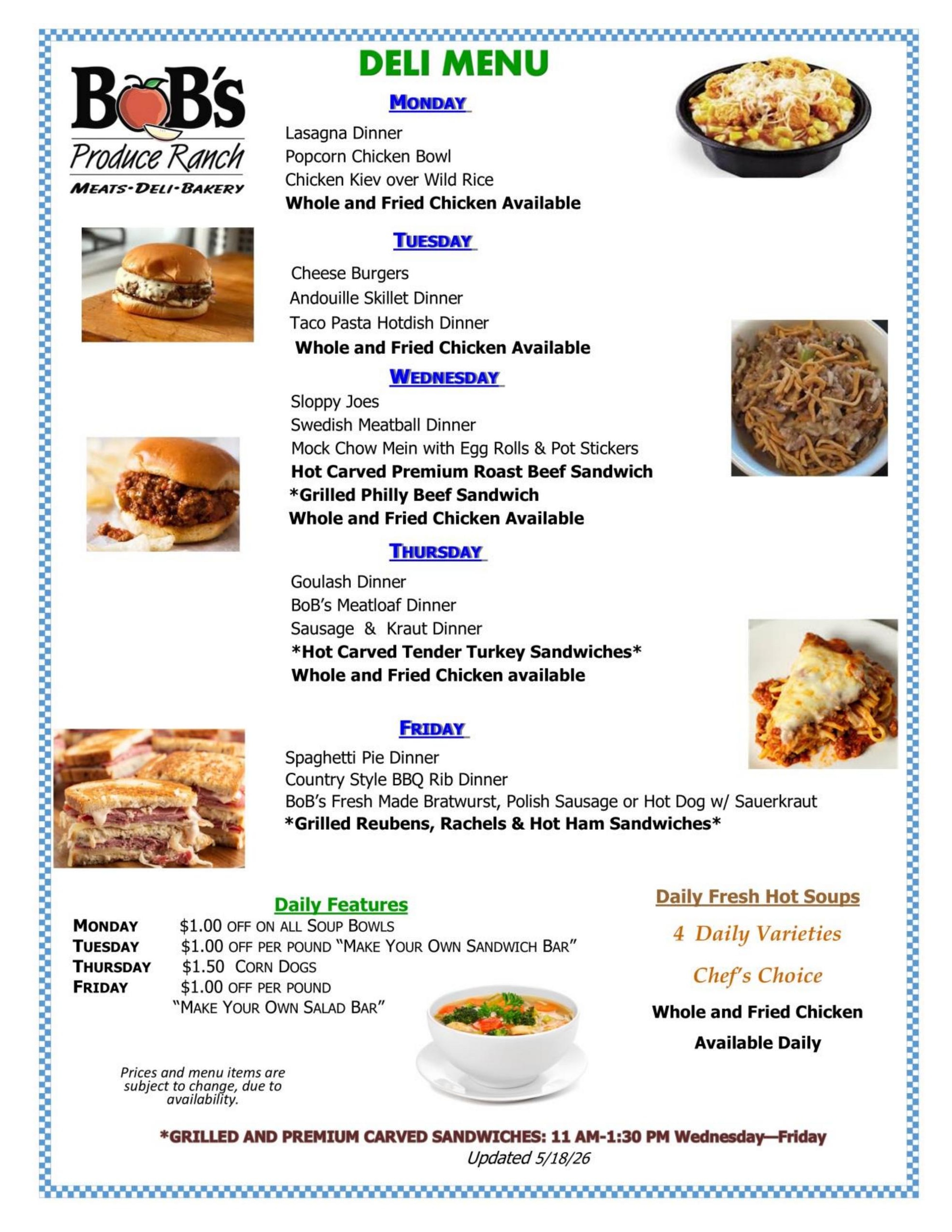 BoB's Produce Ranch Weekly Ad August 2 - 8, 2026