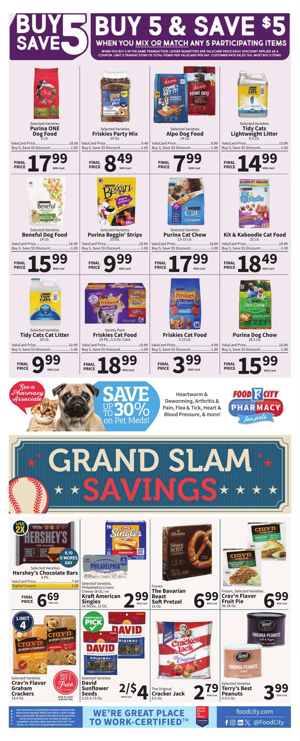 FoodCity (Chattanooga Area, TN) Weekly Ad August 5 - 11, 2026