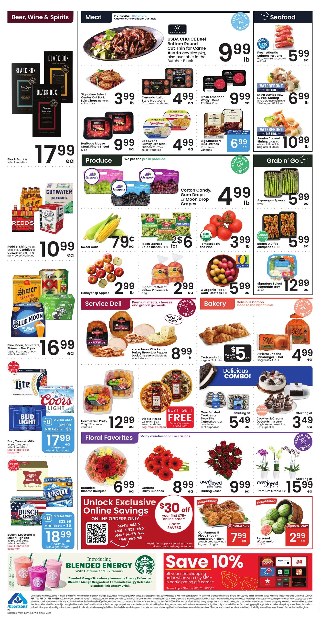 Albertsons Weekly Ad August 5 - 11, 2026