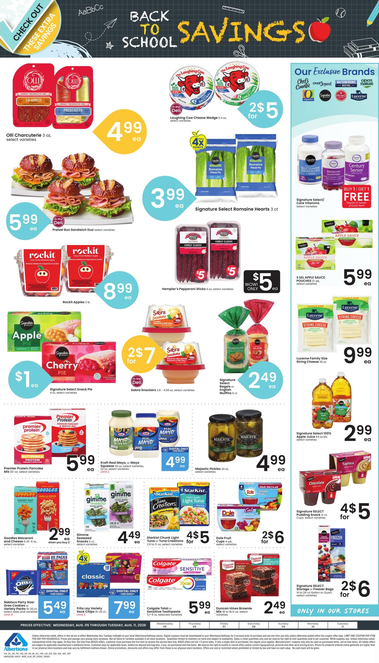 Albertsons Weekly Ad August 5 - 11, 2026
