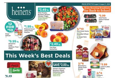 Heinen's Grocery Store (Chicago–Wheaton Area, IL) Weekly Ad August 5 - 11, 2026