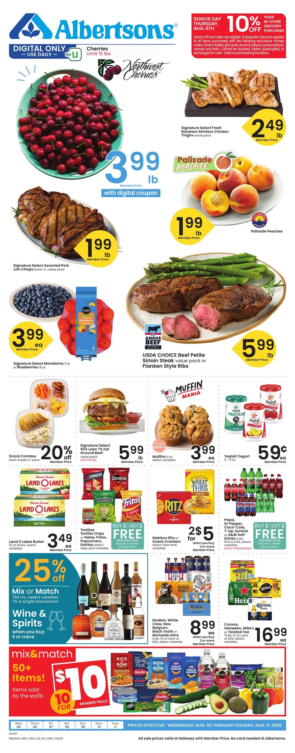 Albertsons (Casper Area, WY) Weekly Ad August 5 - 11, 2026