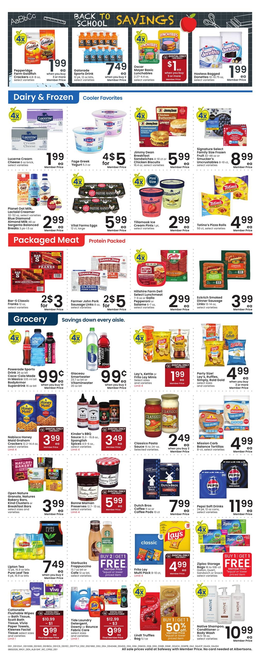 Albertsons (Casper Area, WY) Weekly Ad August 5 - 11, 2026