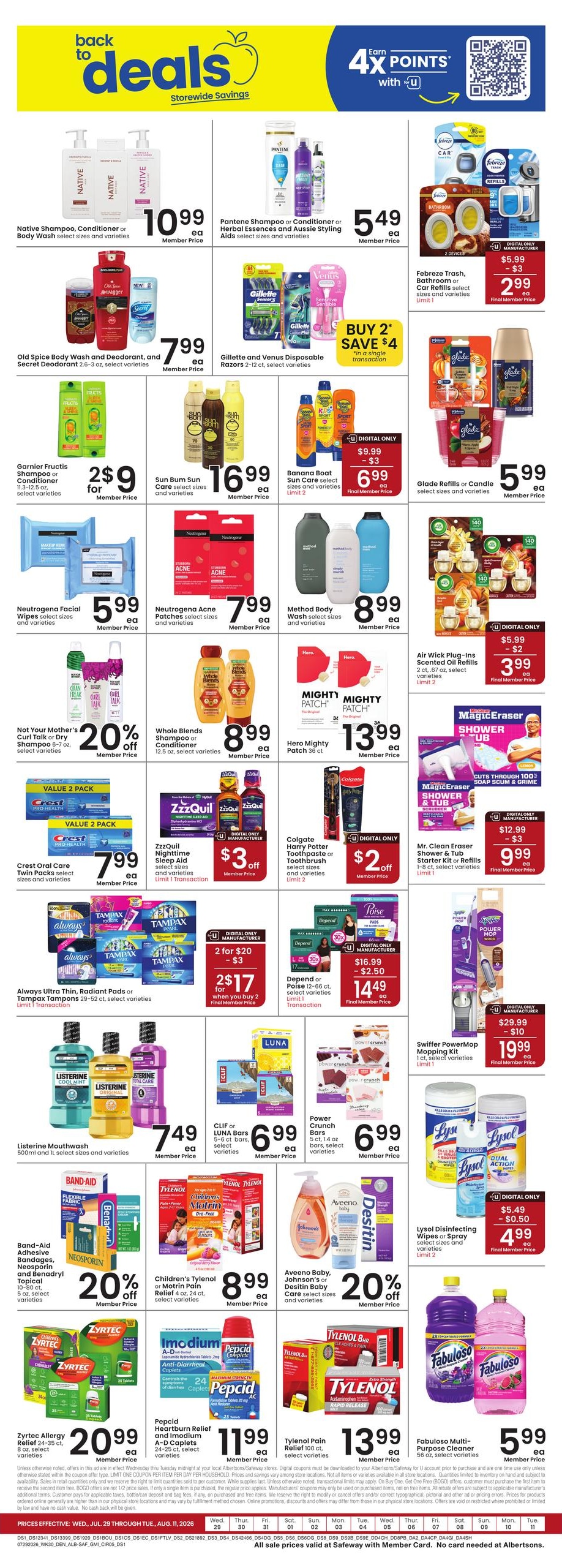 Albertsons (Casper Area, WY) Weekly Ad August 5 - 11, 2026