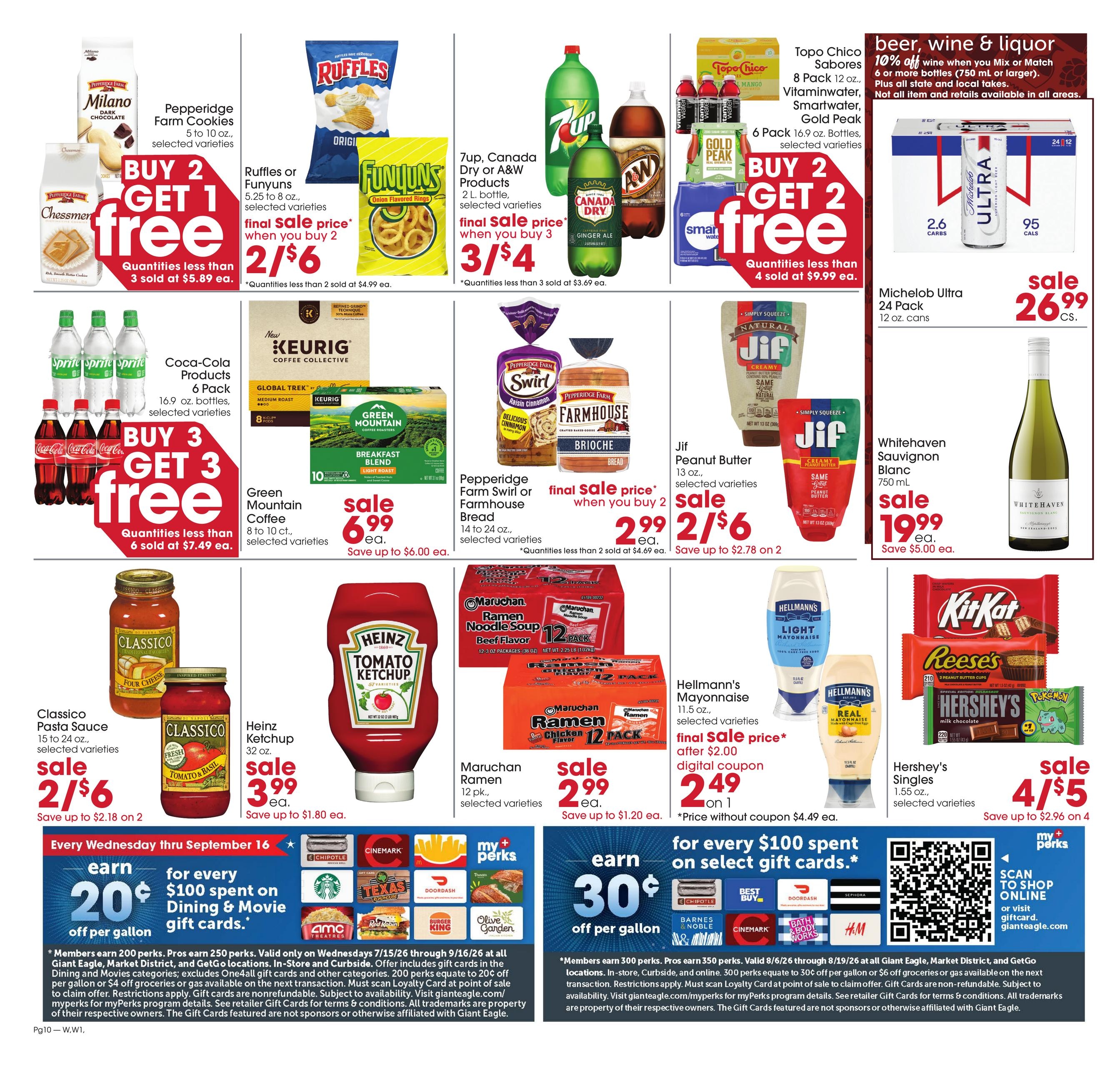 Giant Eagle (Bridgeport–Anmoore Area, WV) Weekly Ad August 6 - 12, 2026