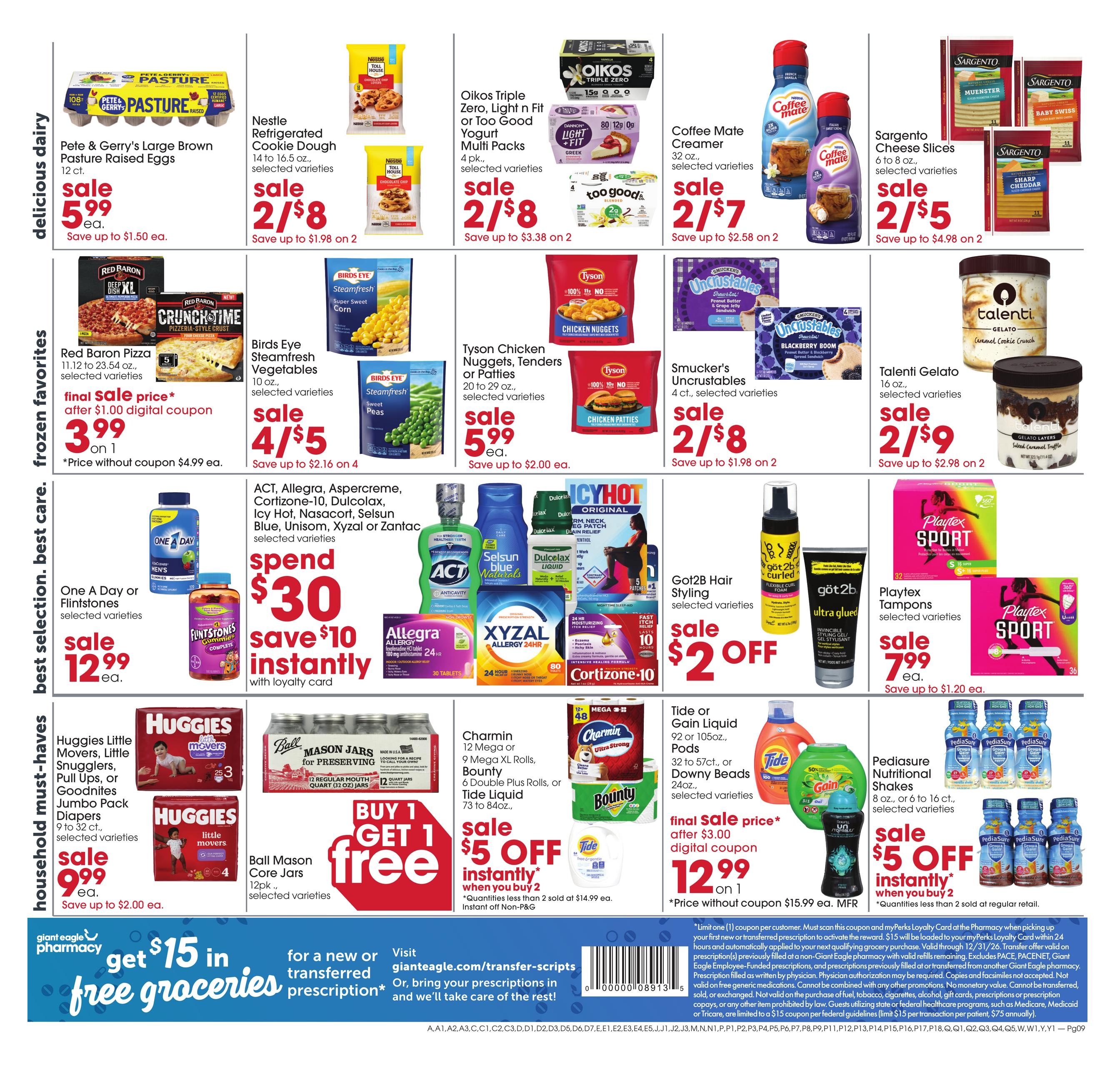 Giant Eagle (Bridgeport–Anmoore Area, WV) Weekly Ad August 6 - 12, 2026
