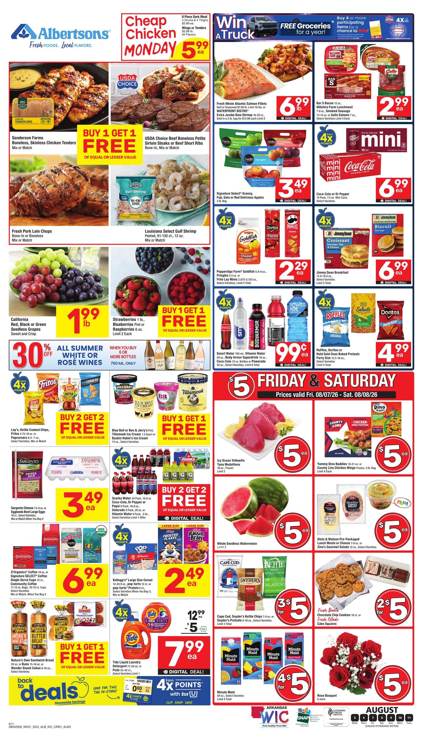 Albertsons (Hope–Texarkana Area, AR) Weekly Ad August 5 - 11, 2026
