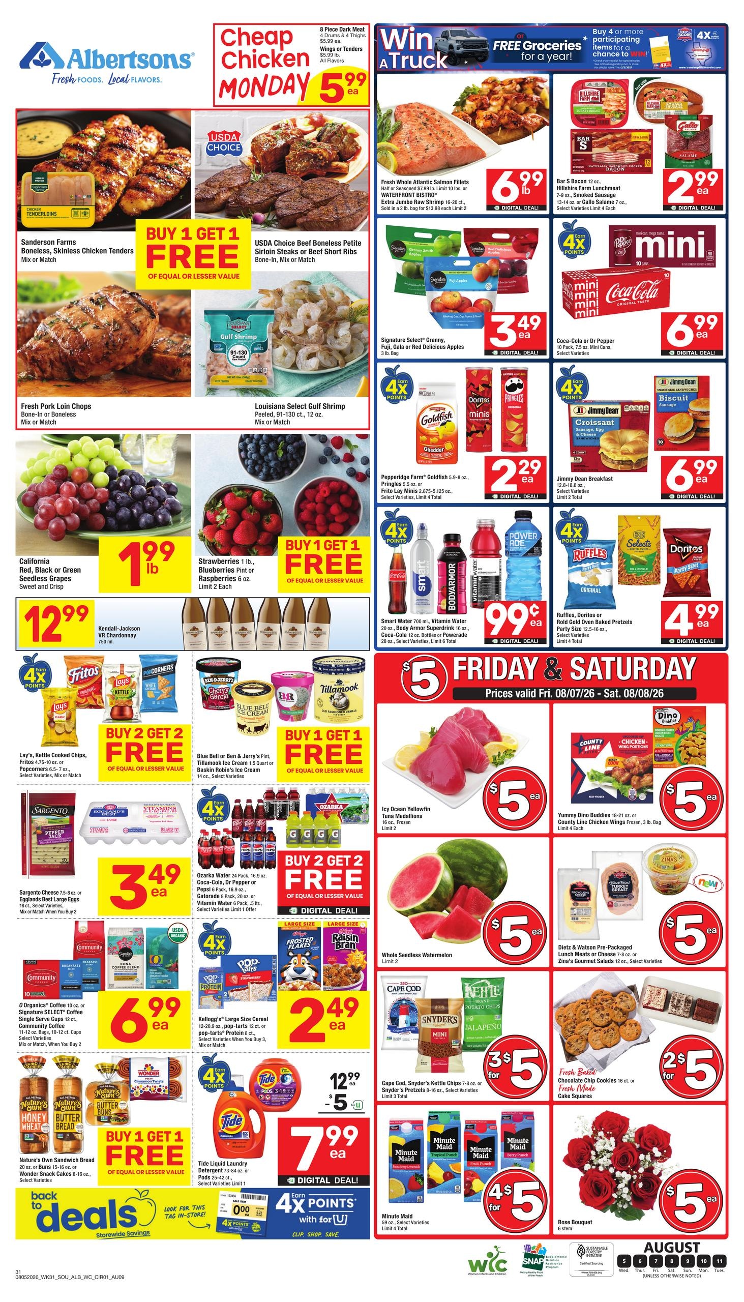 Albertsons Weekly Ad August 5 - 11, 2026