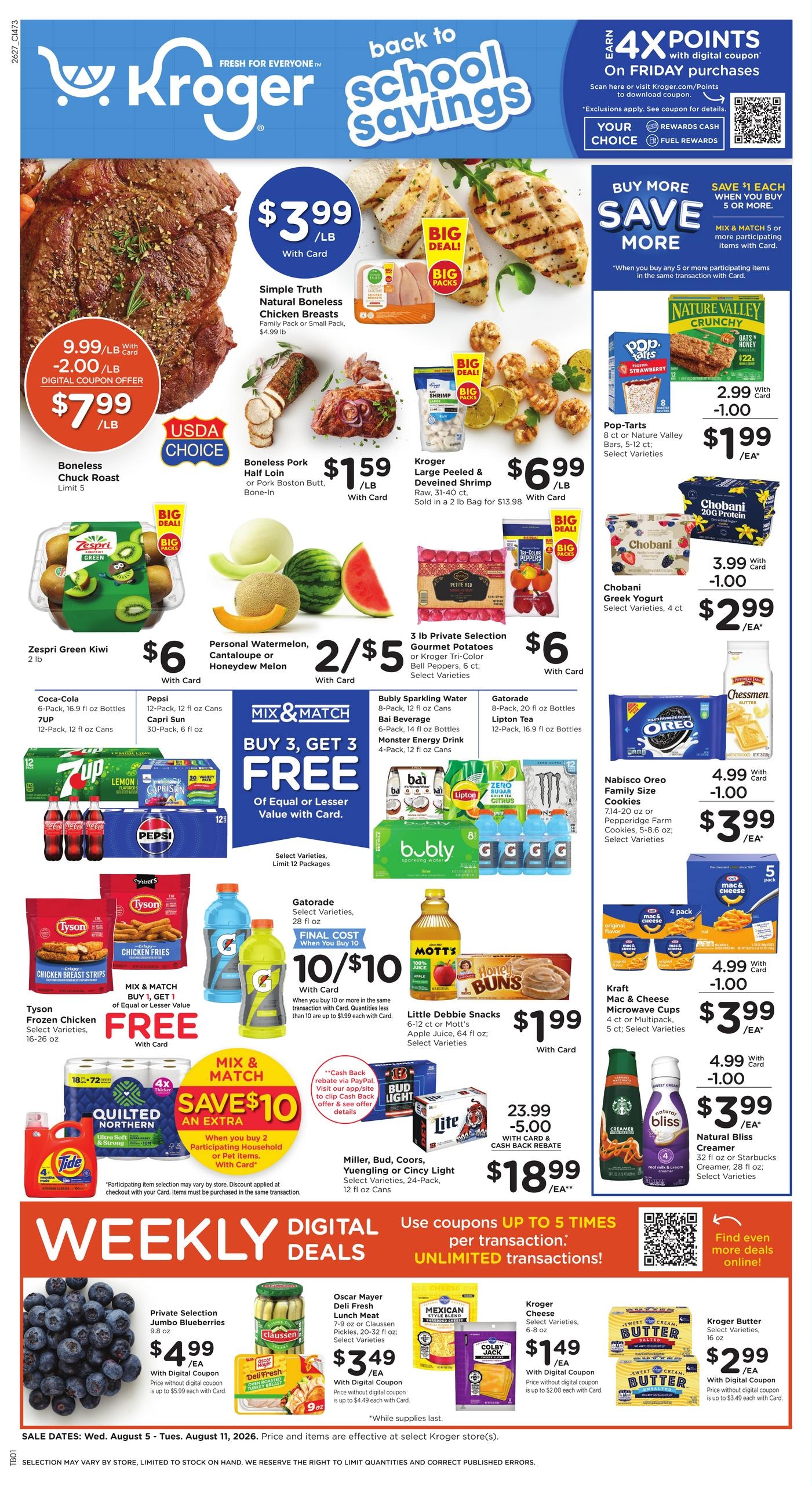 Kroger (Newport Area, KY) Weekly Ad August 5 - 11, 2026