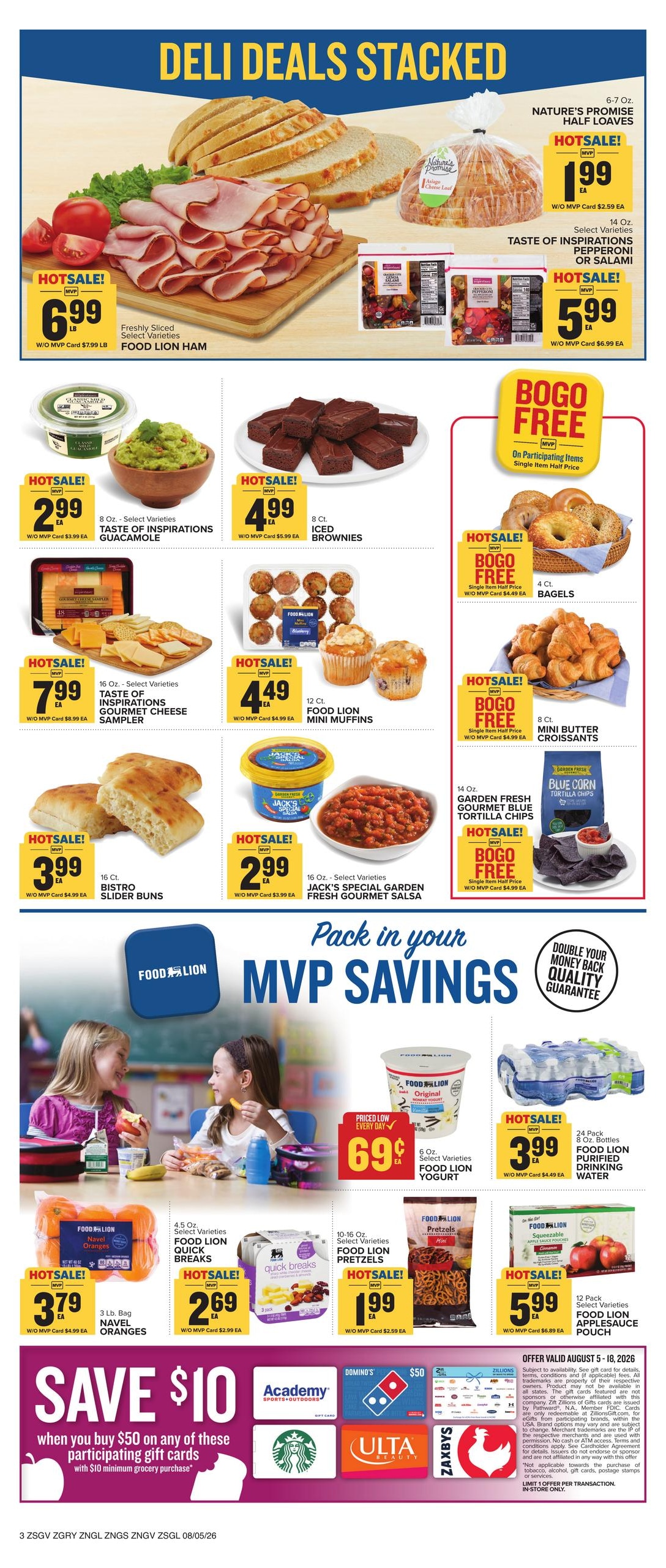 Food Lion (Greenville–Conestee Area, SC) Weekly Ad August 5 - 11, 2026