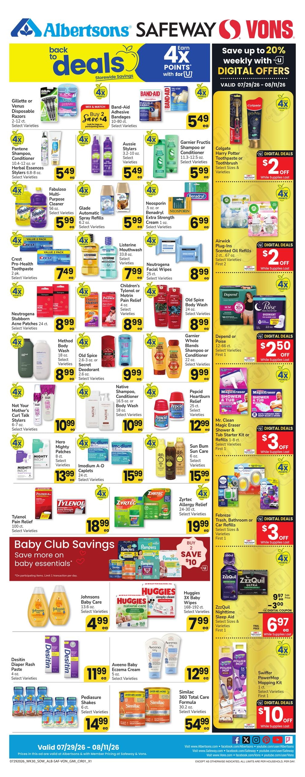 Albertsons (Gallup–Crownpoint Area, NM) Weekly Ad August 5 - 11, 2026