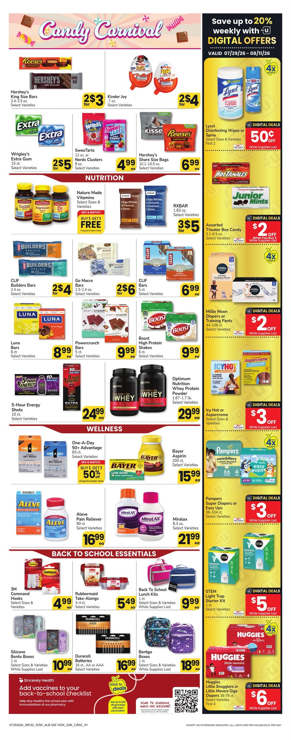 Albertsons (Gallup–Crownpoint Area, NM) Weekly Ad August 5 - 11, 2026