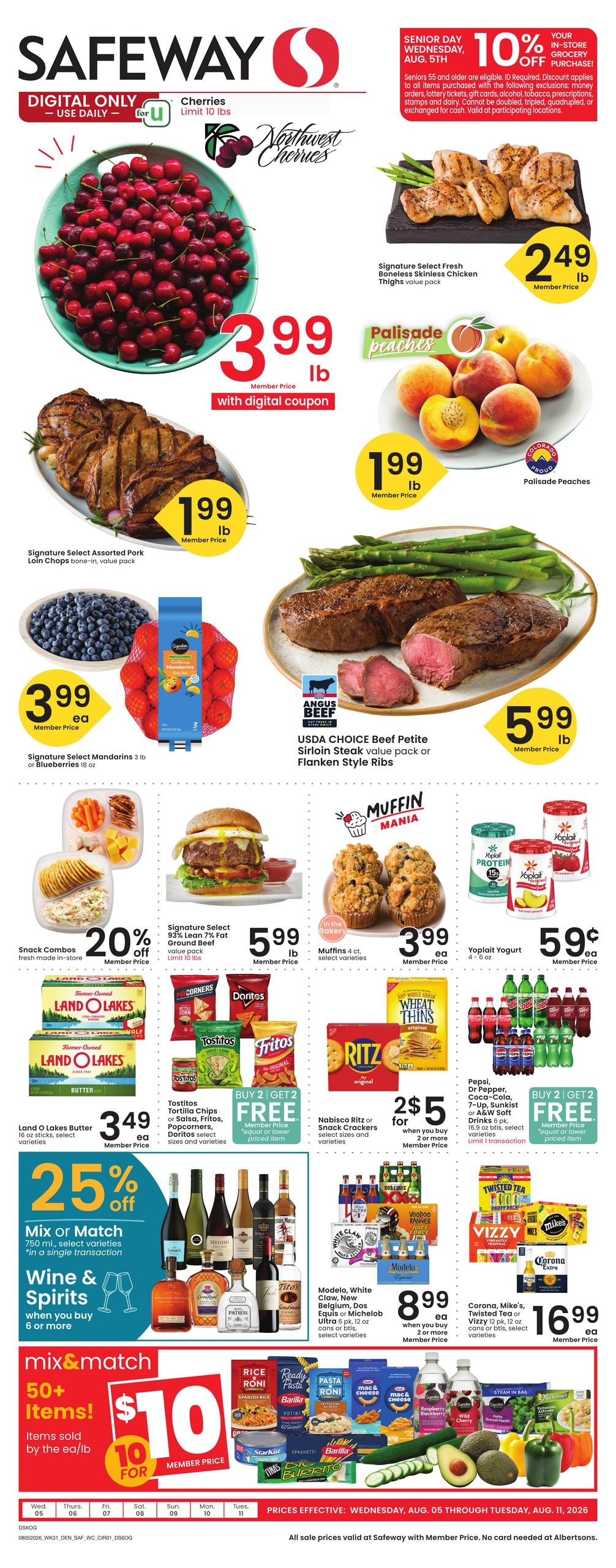 Safeway (Ogallala Area, NE) Weekly Ad August 5 - 11, 2026