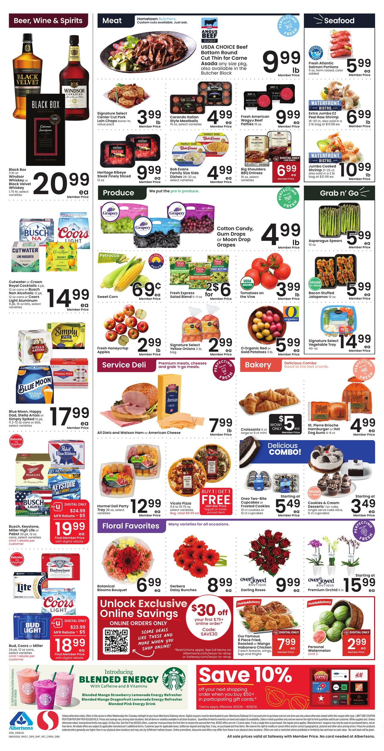 Safeway (Ogallala Area, NE) Weekly Ad August 5 - 11, 2026