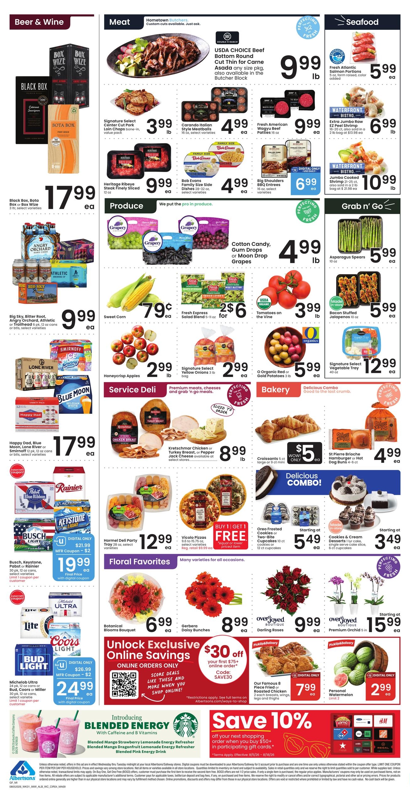 Albertsons (MT) Weekly Ad August 5 - 11, 2026