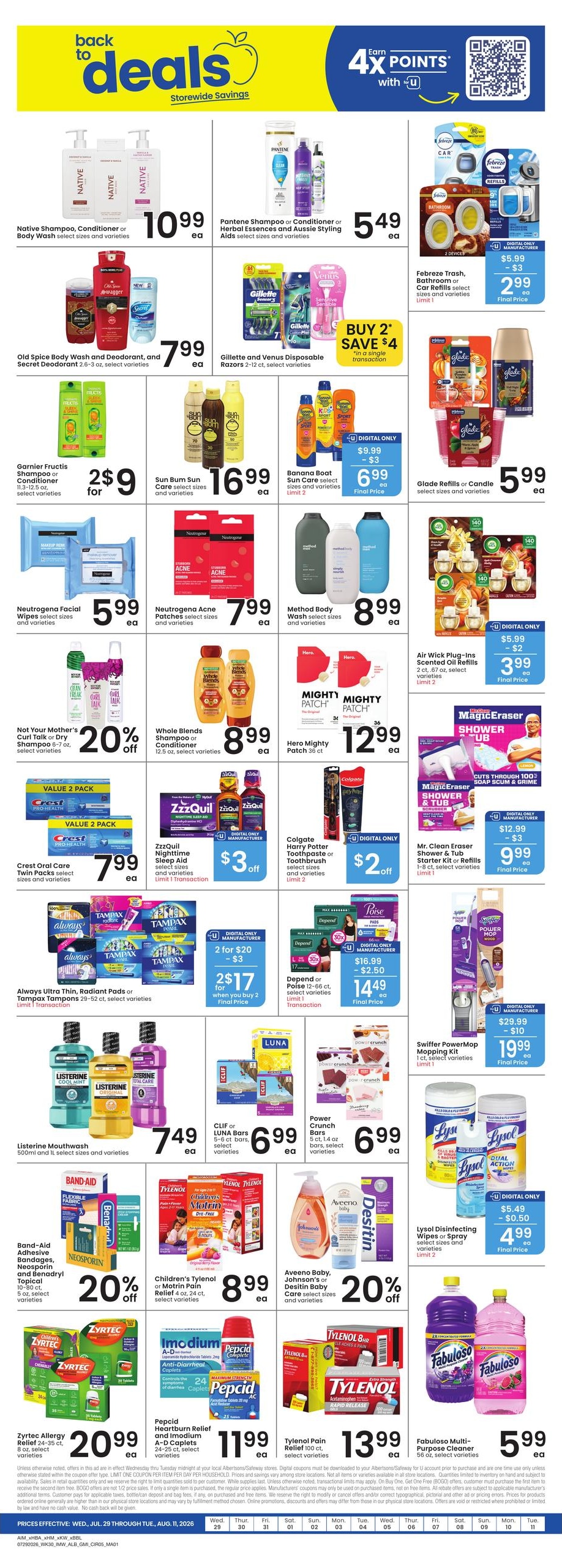 Albertsons (MT) Weekly Ad August 5 - 11, 2026