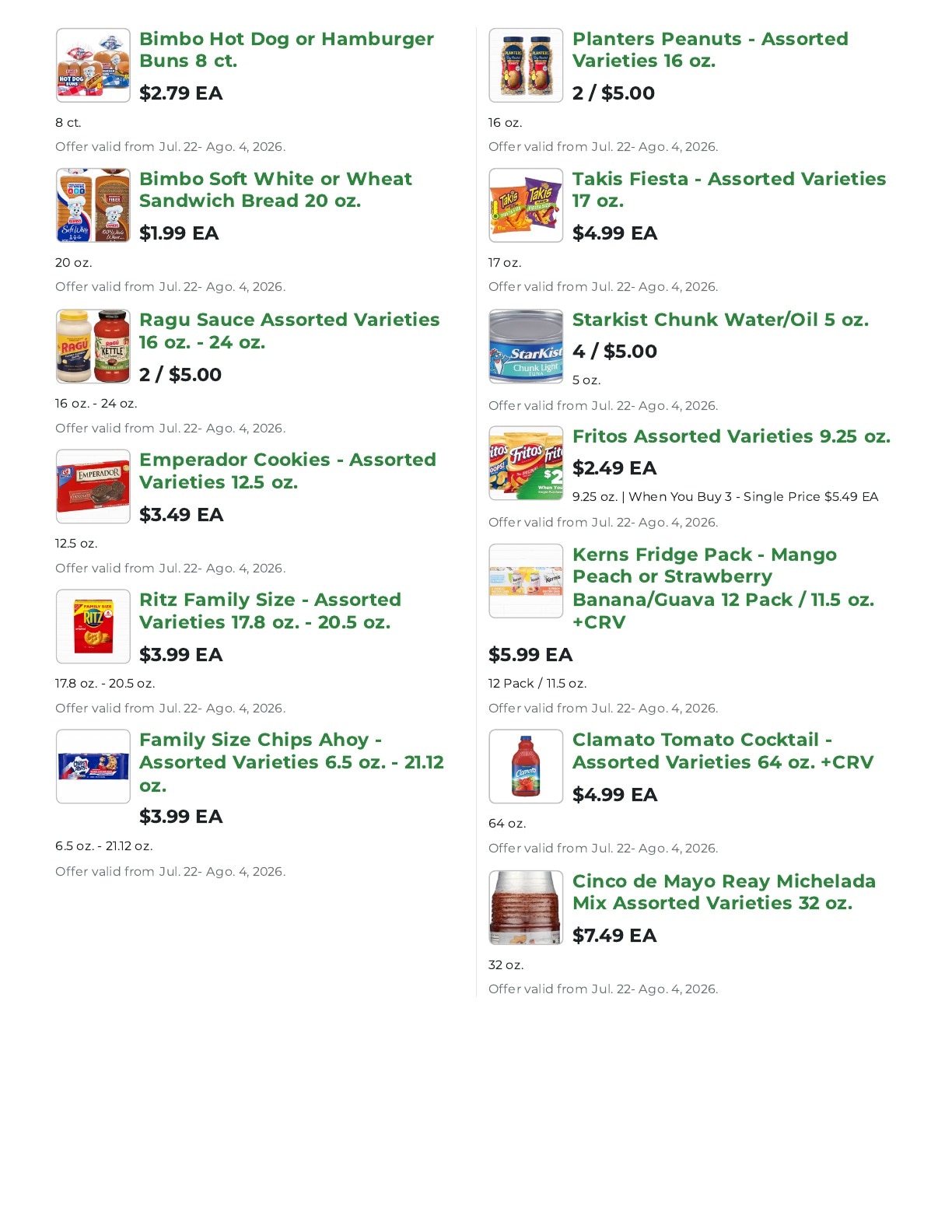 Northgate Market Weekly Ad July 22 - August 19, 2026
