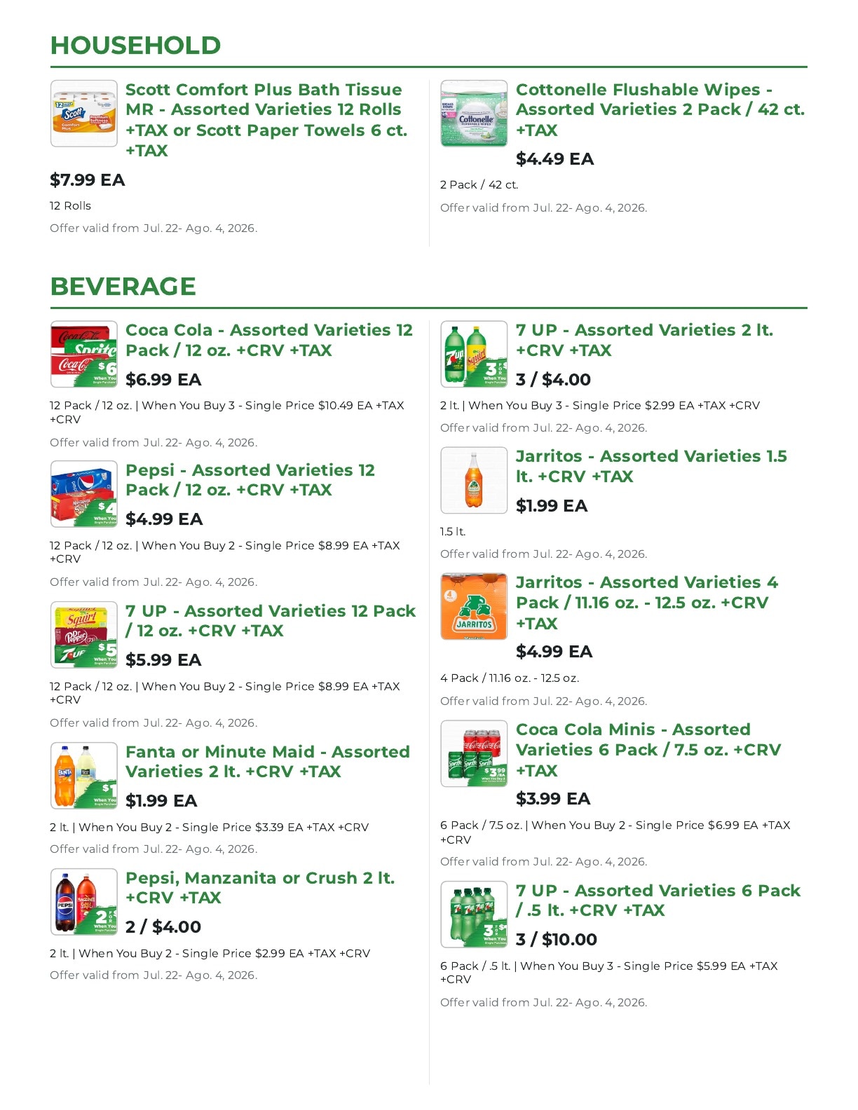 Northgate Market Weekly Ad July 22 - August 19, 2026