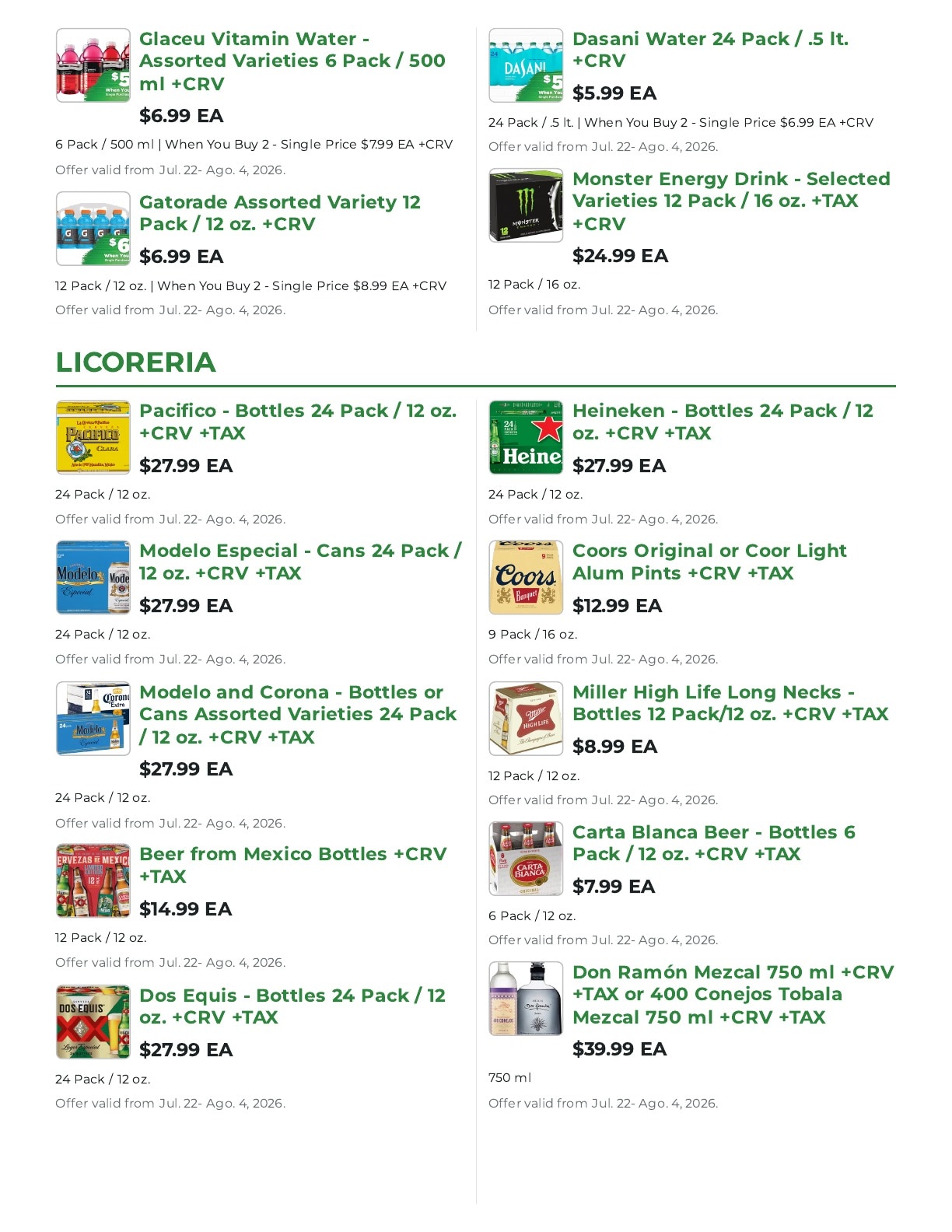 Northgate Market Weekly Ad July 22 - August 19, 2026