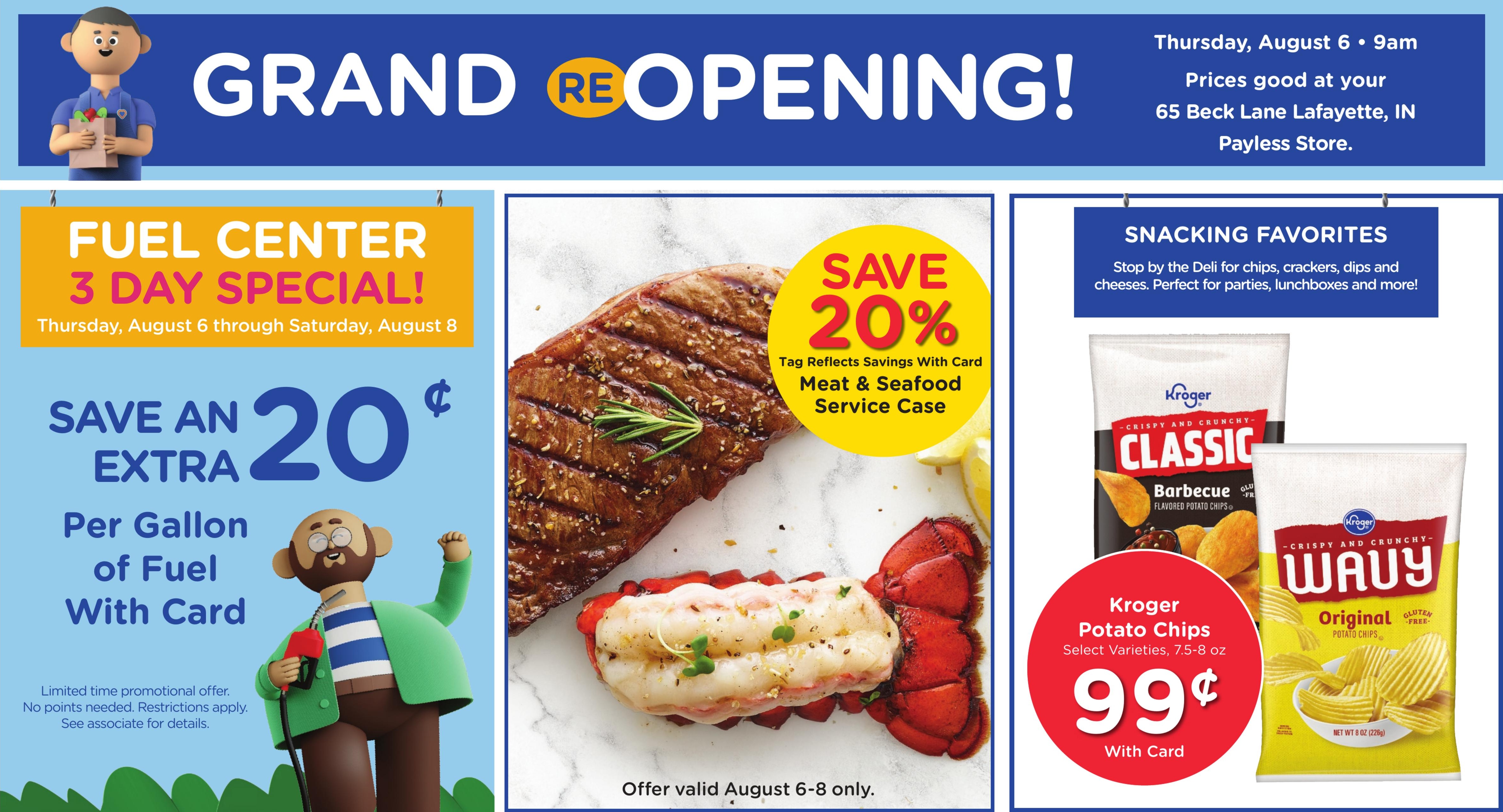 Pay Less Super Markets Weekly Ad August 5 - 11, 2026