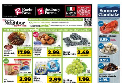 Roche Bros. Beer + Wine Weekly Ad July 10 - August 6, 2026